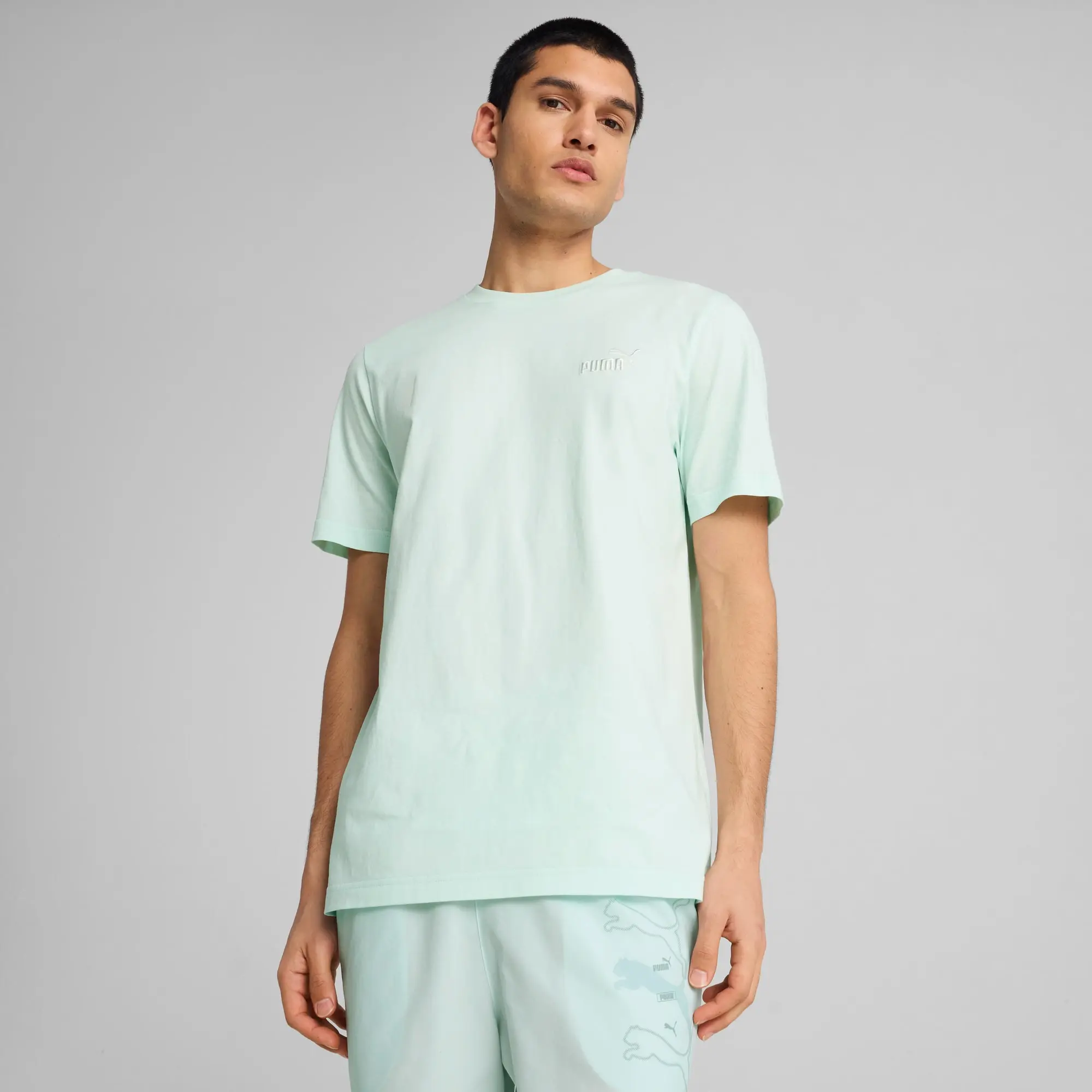 PUMA Essentials Small No. 1 Logo T-Shirt Men, Peaceful Blue