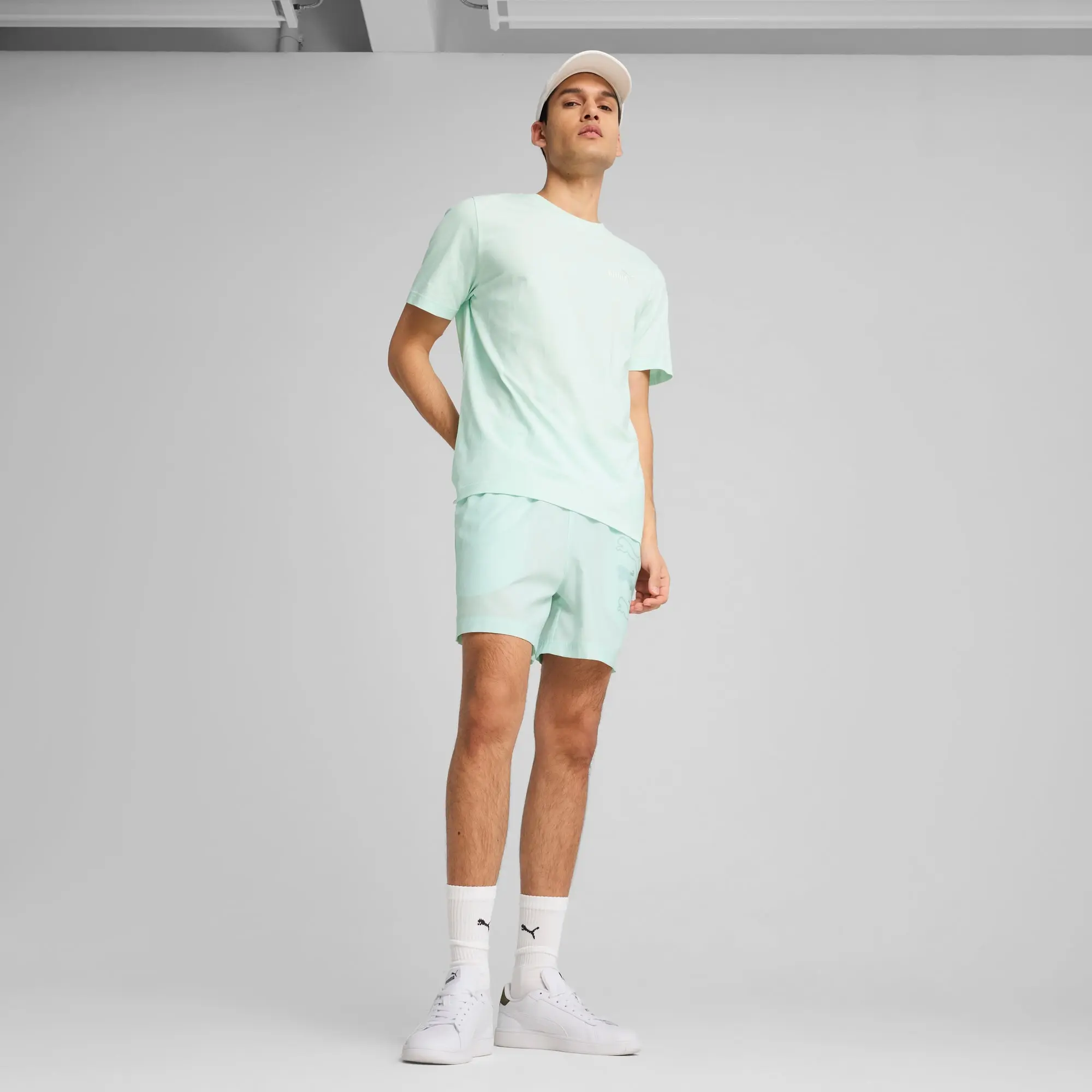PUMA Essentials Small No. 1 Logo T-Shirt Men, Peaceful Blue