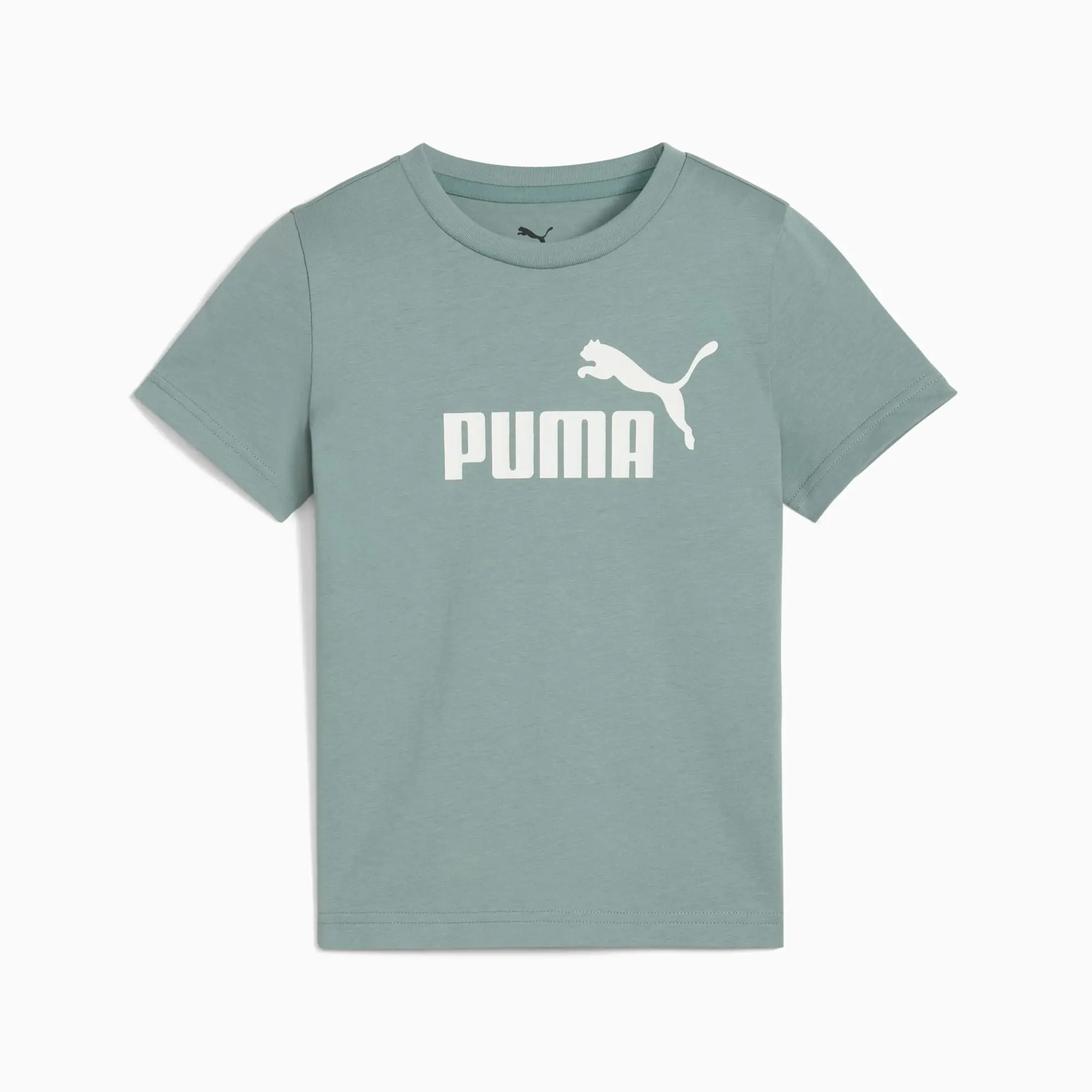 PUMA Ess No. 1 Logo T-Shirt Kids, Green Moon