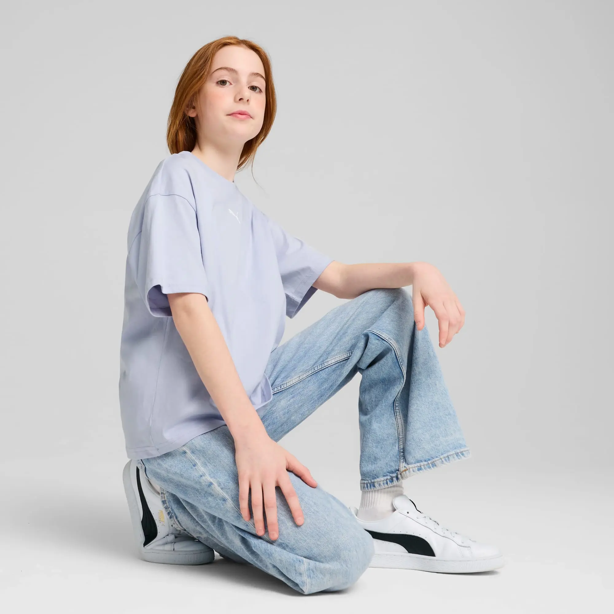 PUMA Essentials Boxy T-Shirt Youth, Cool Weather