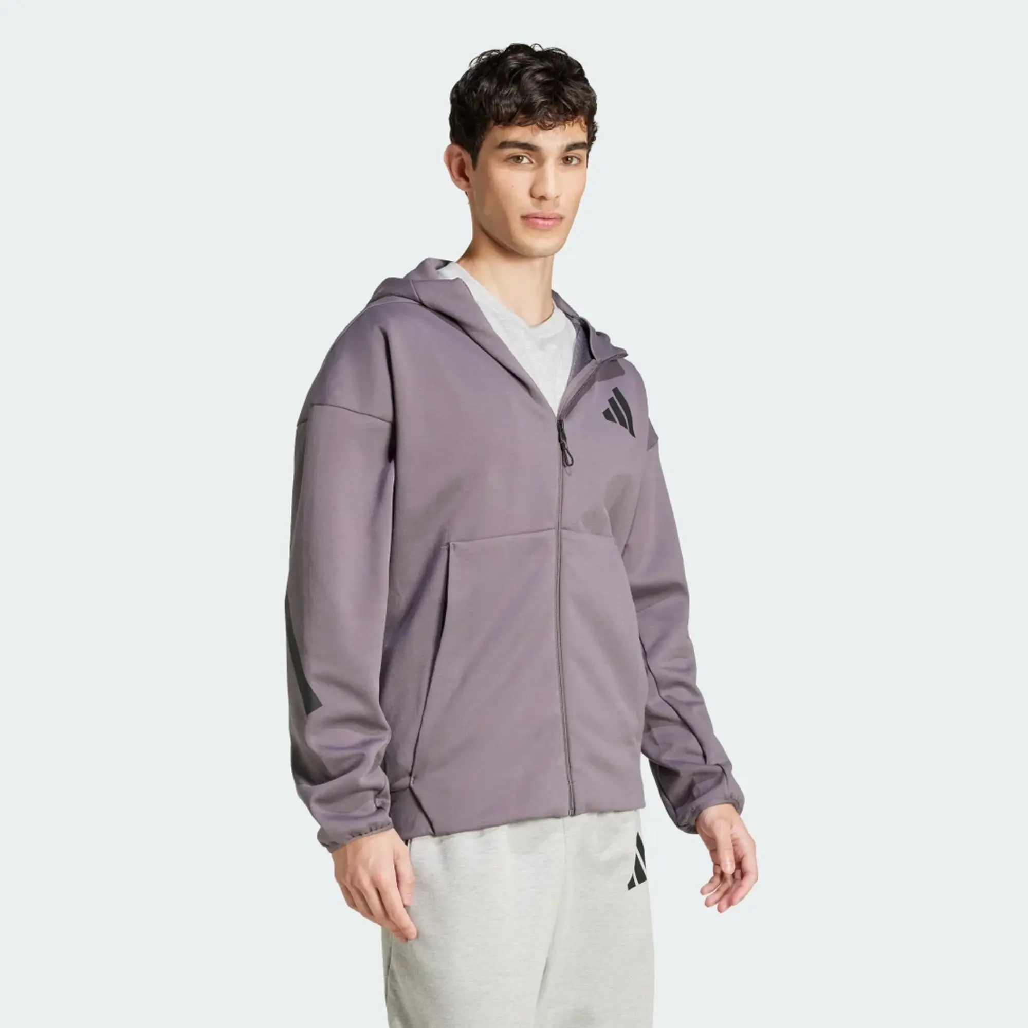 adidas Men Z.N.E. Full Zip Hooded Track Jacket