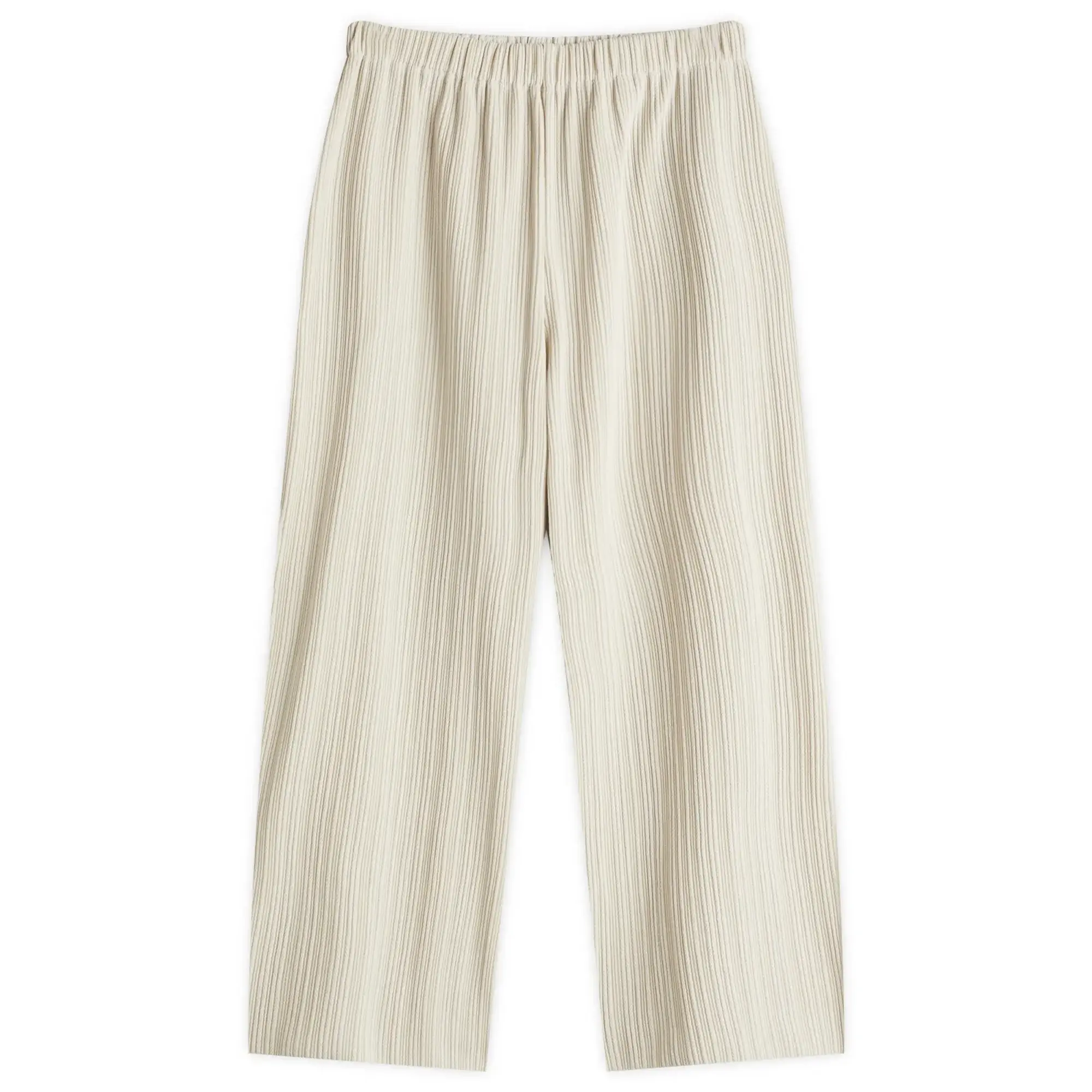Pleats Please Issey Miyake Women's Pleated Trousers Off White