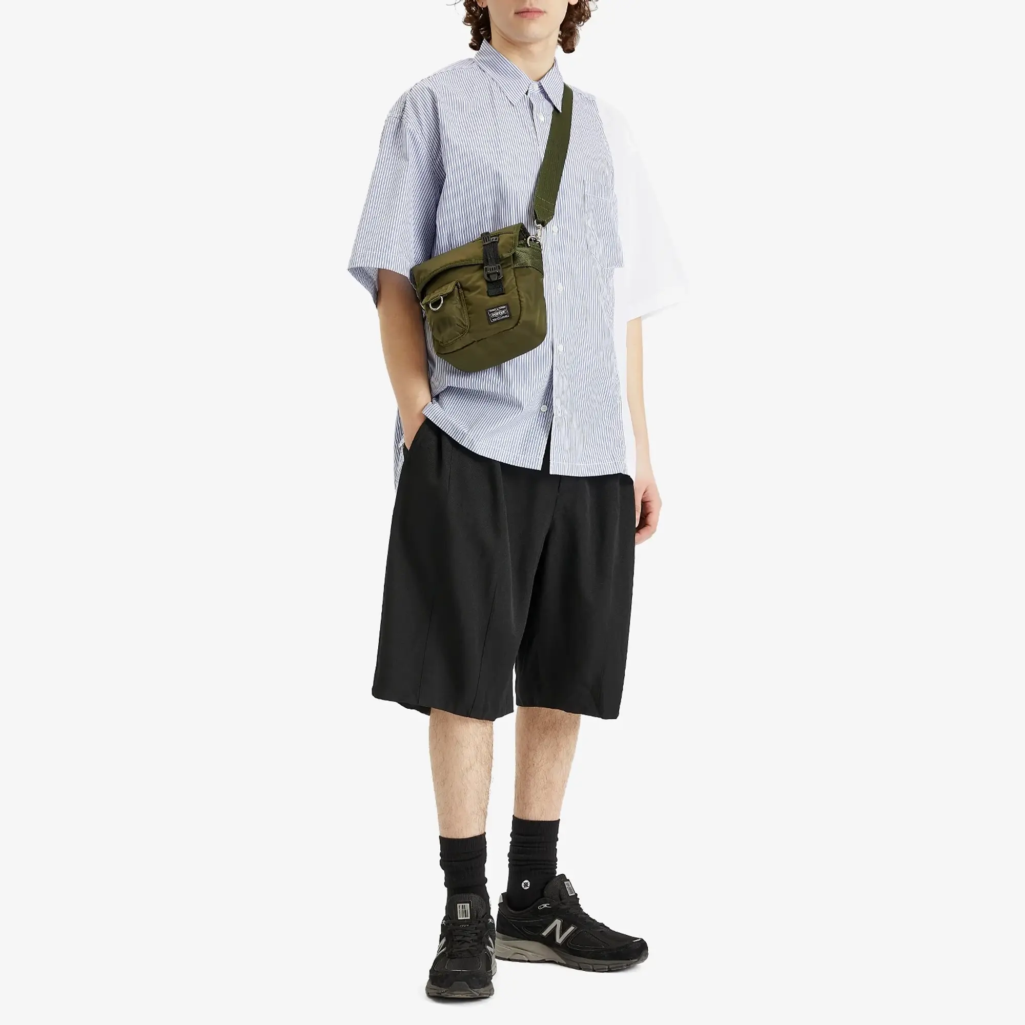 Comme des Garçons Homme Men's x Porter Yoshida Cross Body Bag Khaki