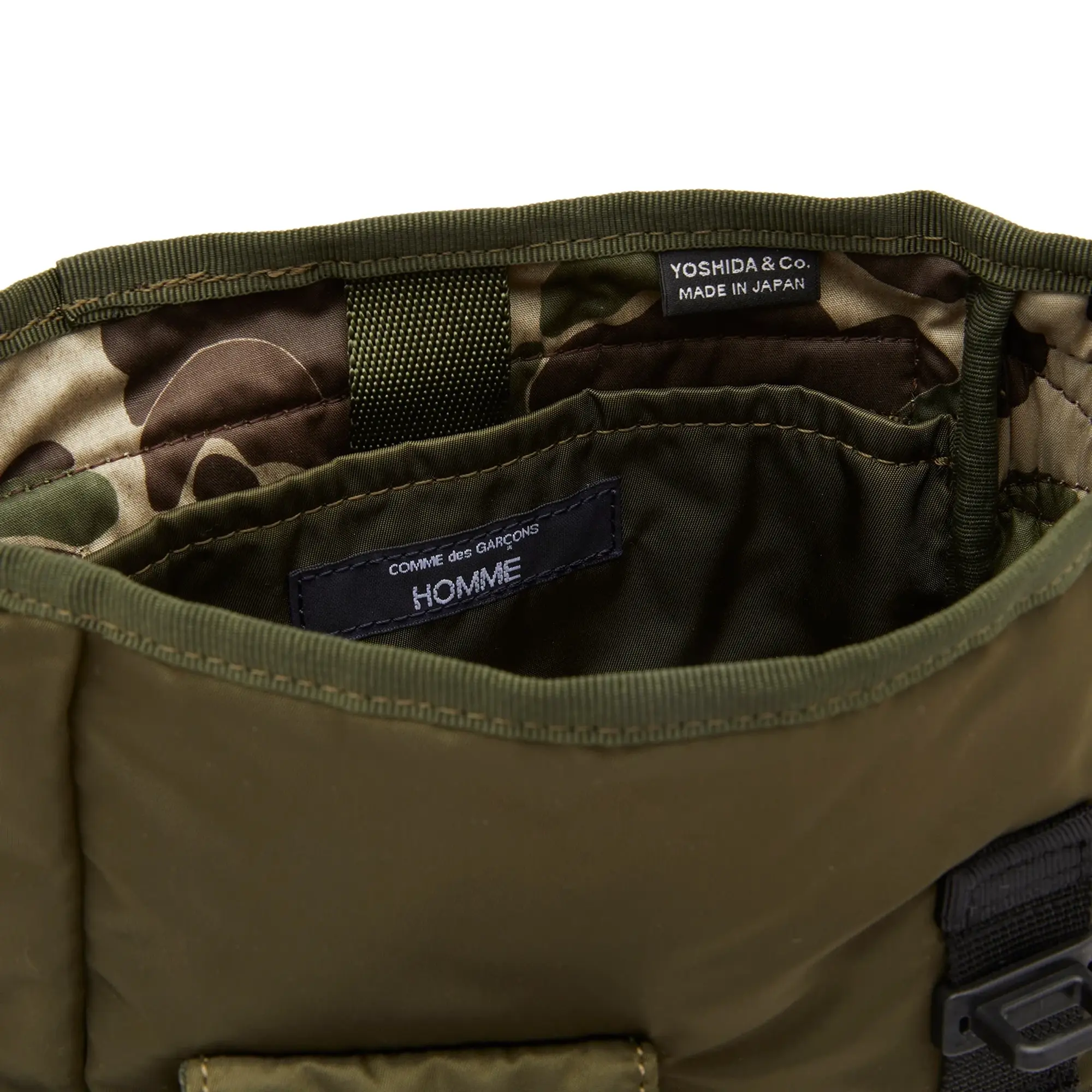 Comme des Garçons Homme Men's x Porter Yoshida Cross Body Bag Khaki