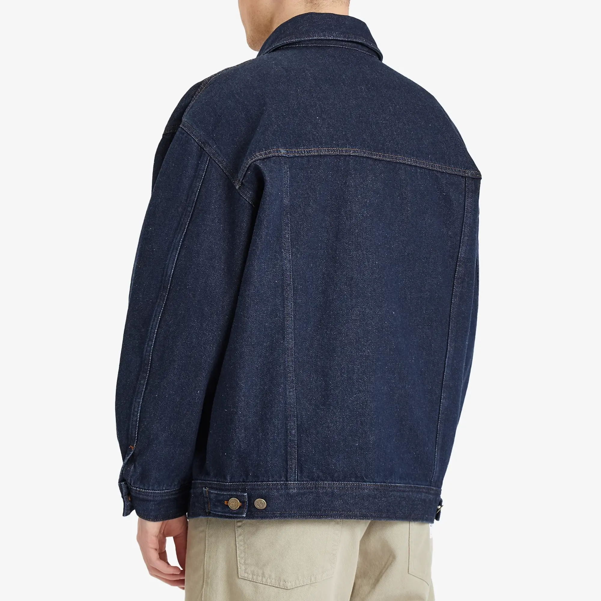 A.P.C. Men's Elvis Denim Jacket Washed Indigo