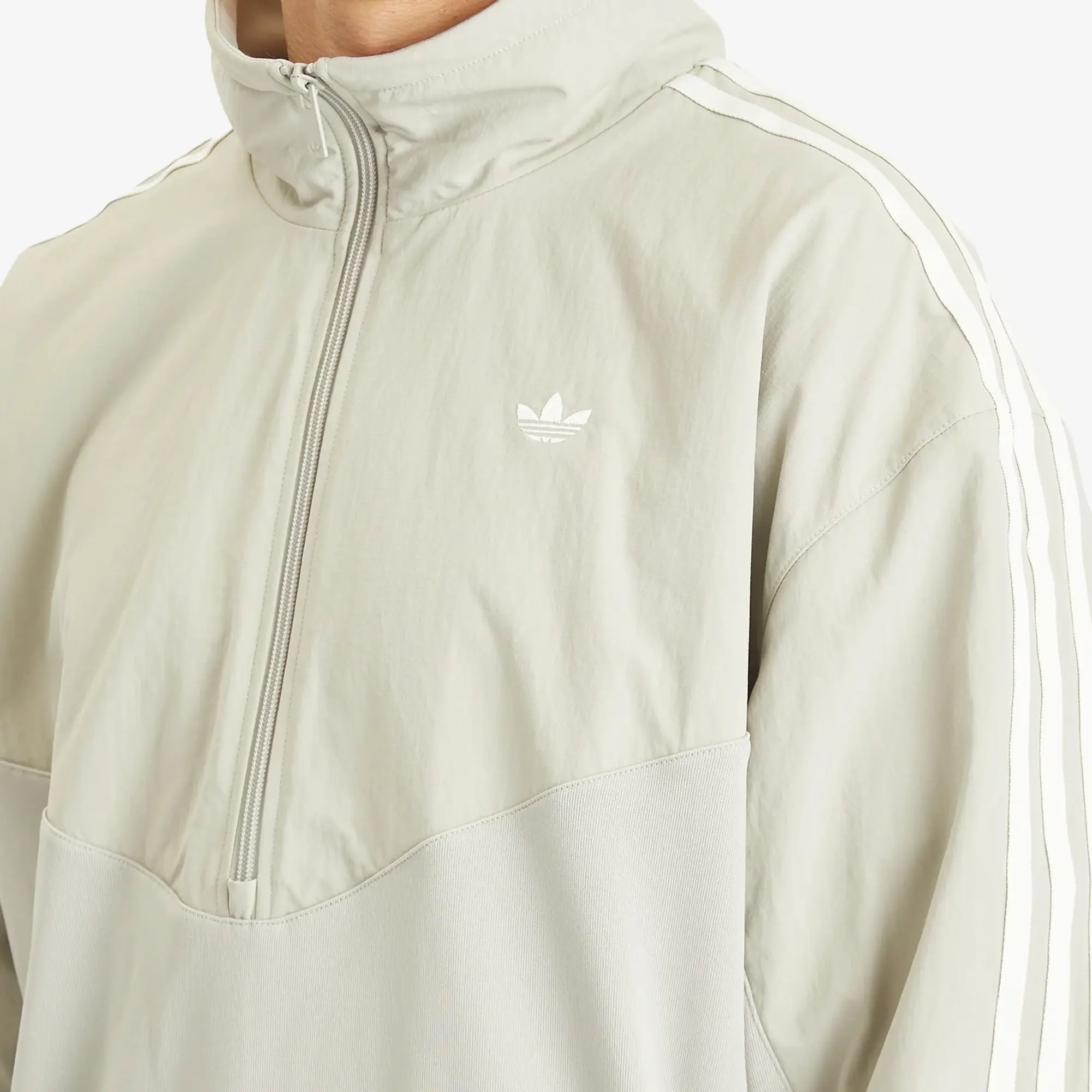 Adidas Men's Originals R3CD 1/2 Zip Track Top Grey
