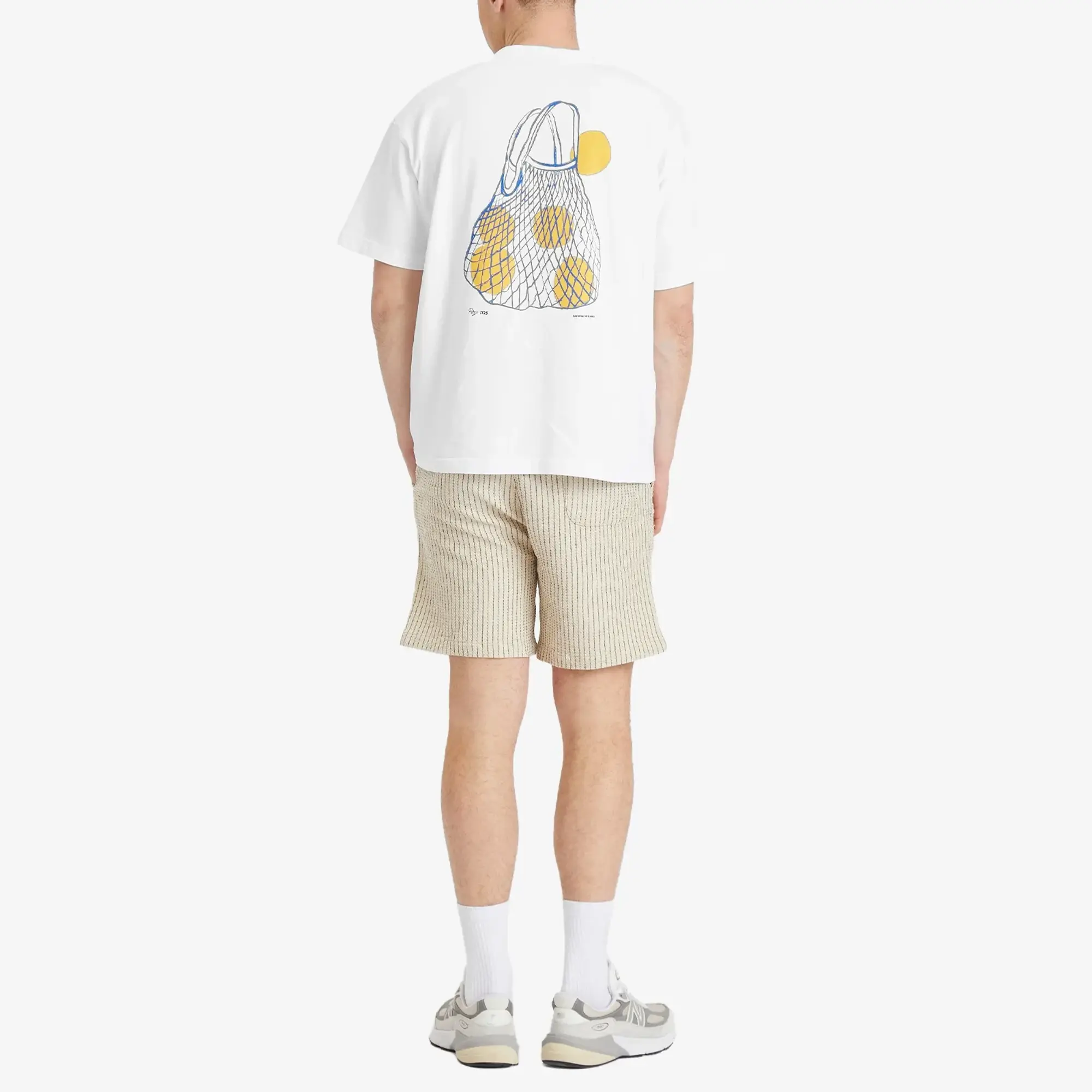 Percival Men's Arancia Oversized T-Shirt White
