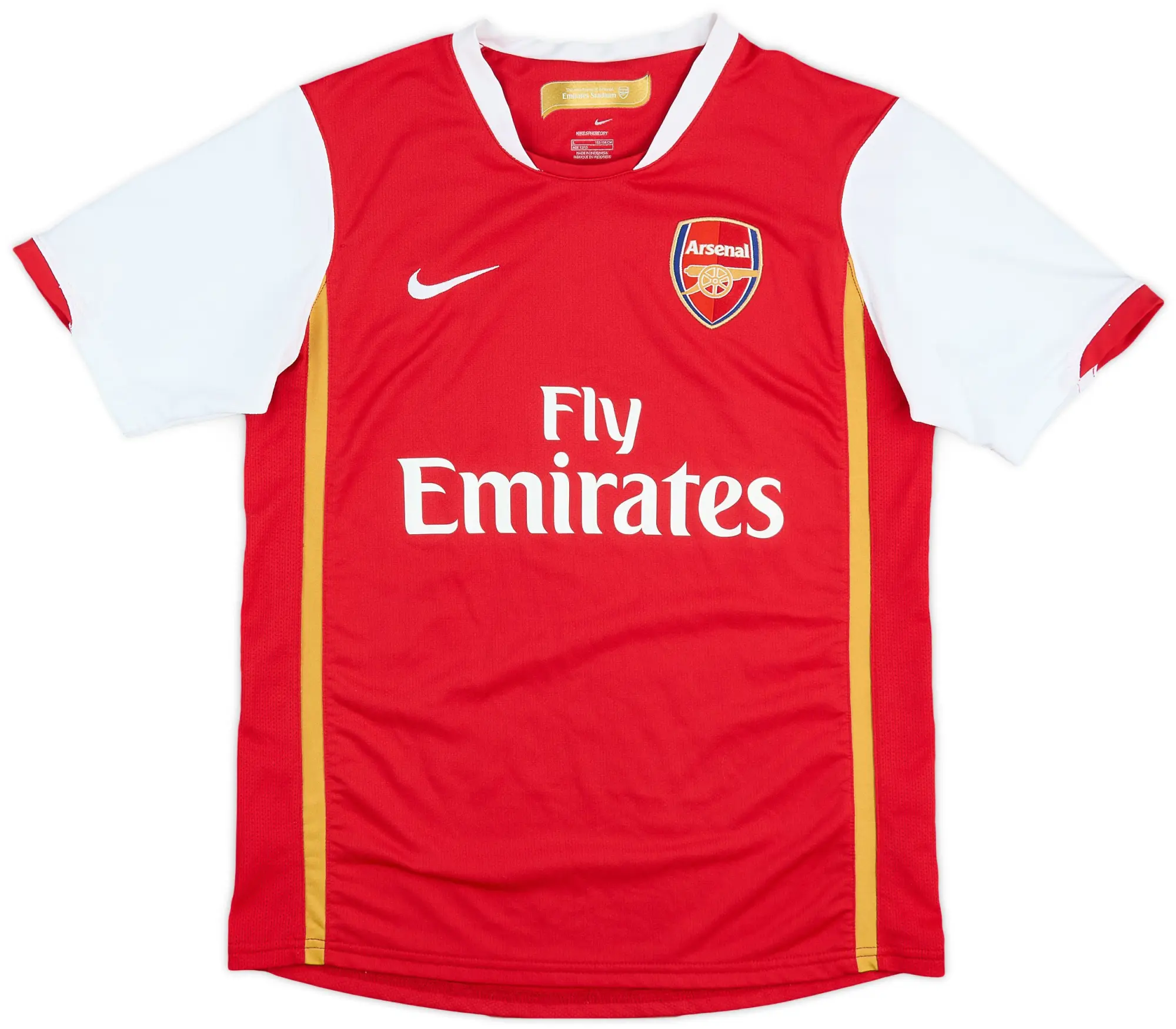 Nike 2006-08 Arsenal Home Shirt - 9/10 - (L.Boys)