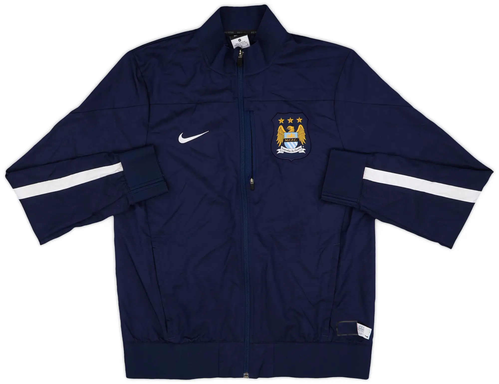 2013-14 Manchester City Nike Track Jacket - 8/10 - (M)