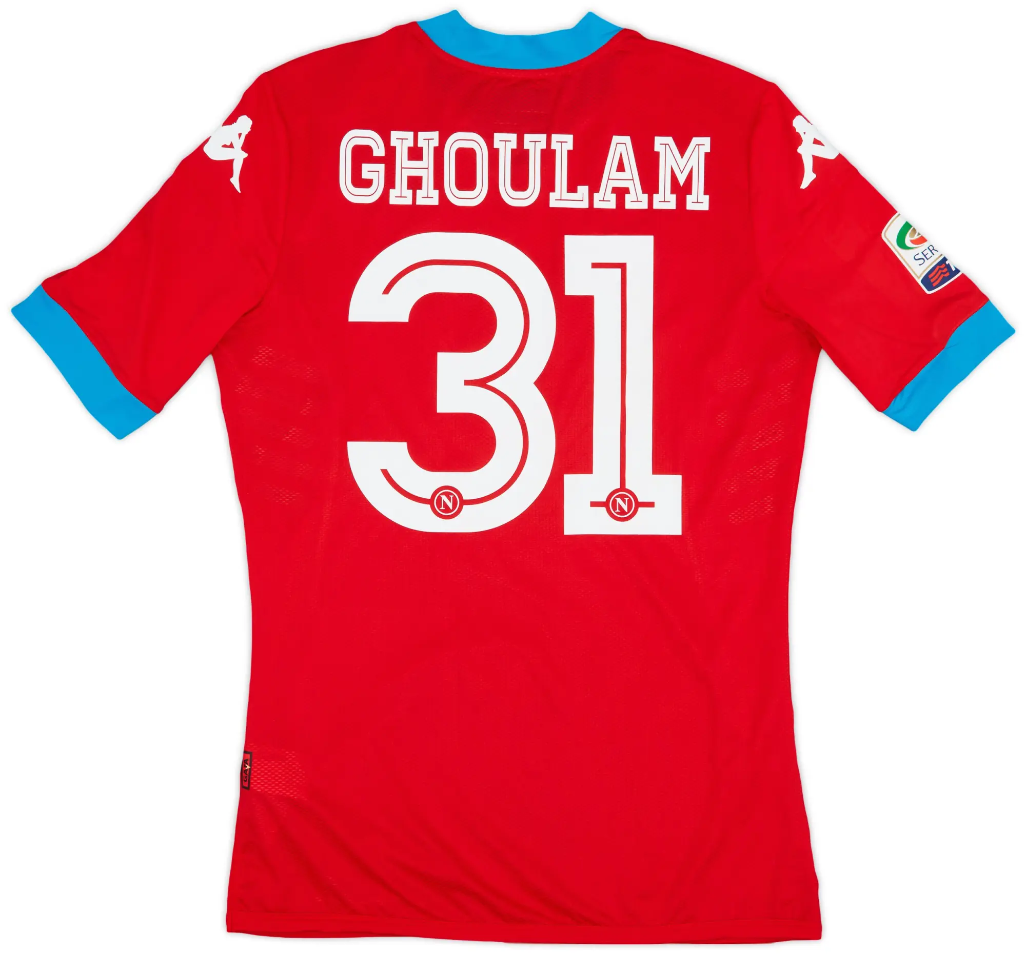 Kappa 2015-16 Napoli Authentic Third Shirt Ghoulam #31 - 7/10 - (L)