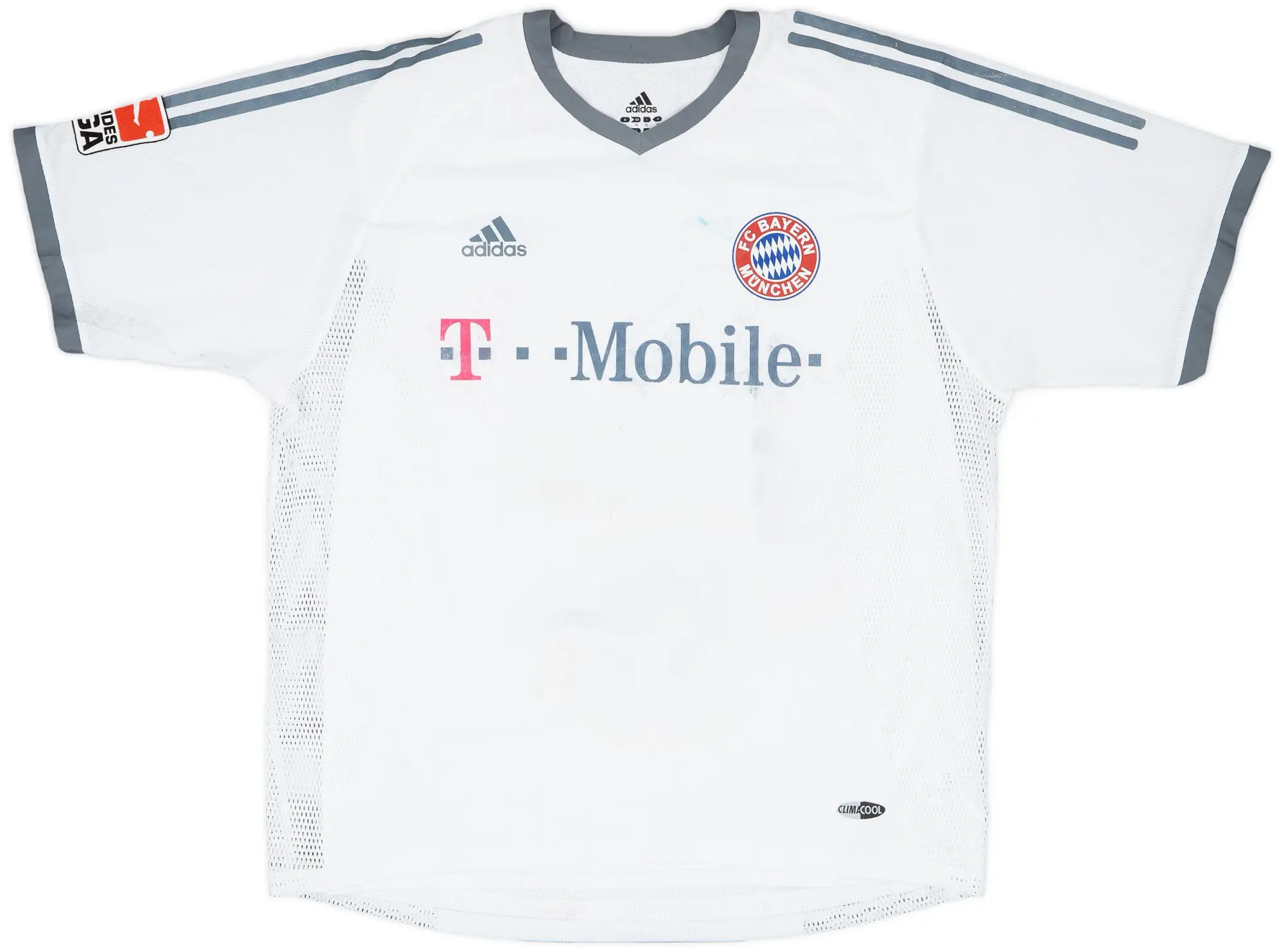 adidas 2002-03 Bayern Munich Match Issue Away Shirt #10