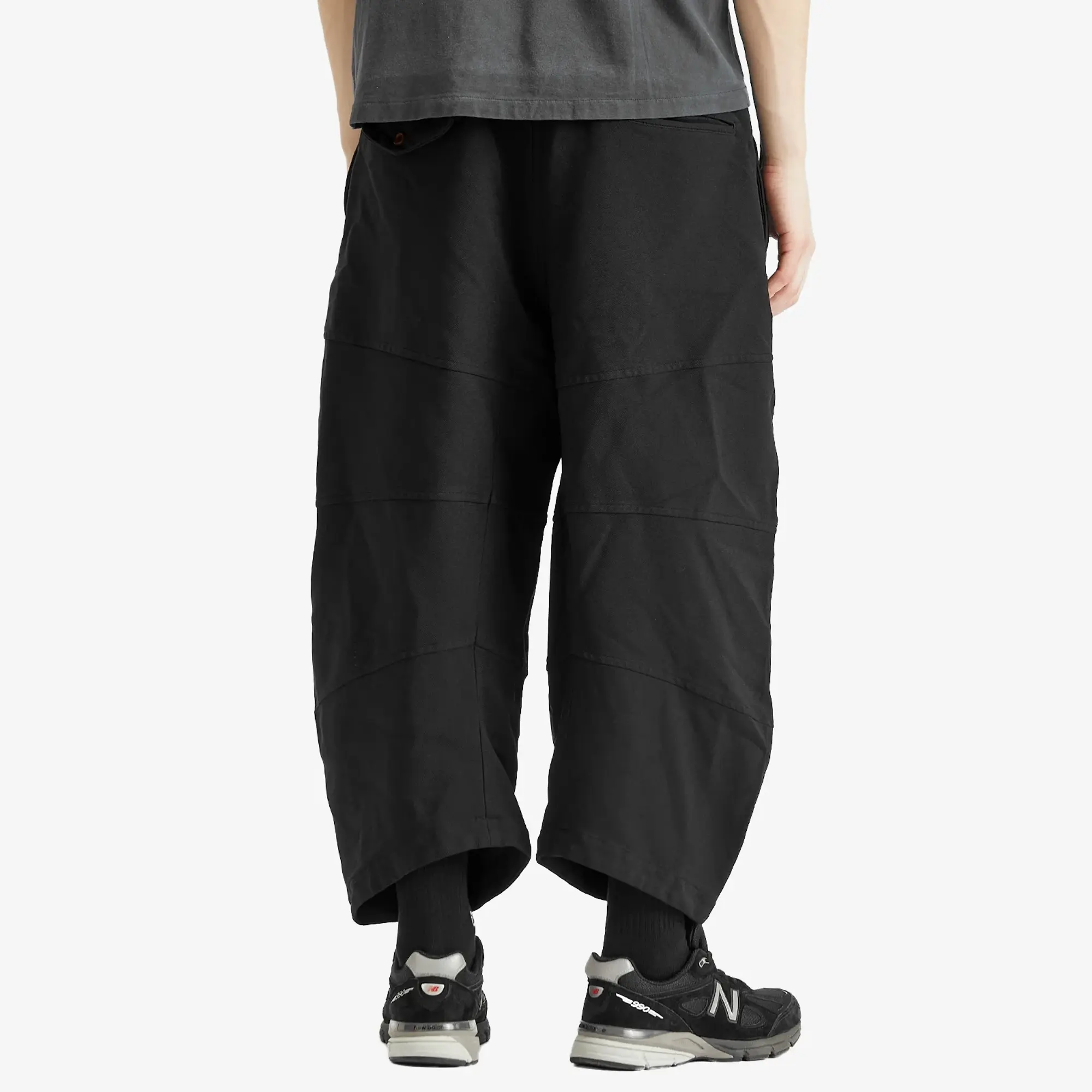 Comme des Garçons Black Men's Garbardine Drawstring Trousers
