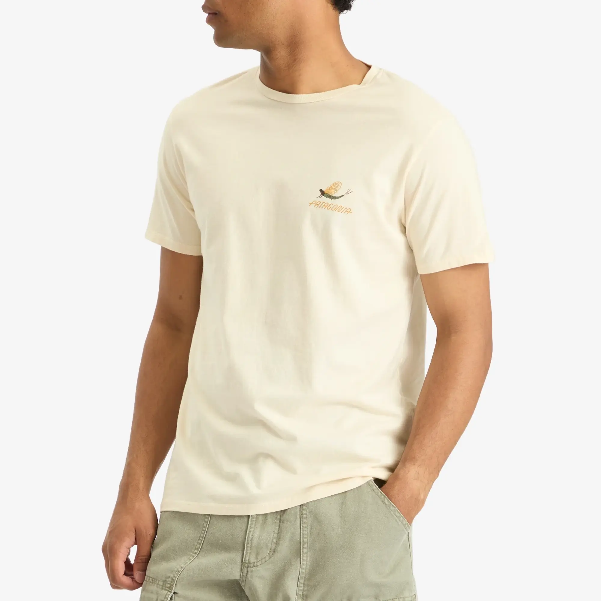 Patagonia Men's Buggy Organic T-Shirt Undyed Natural