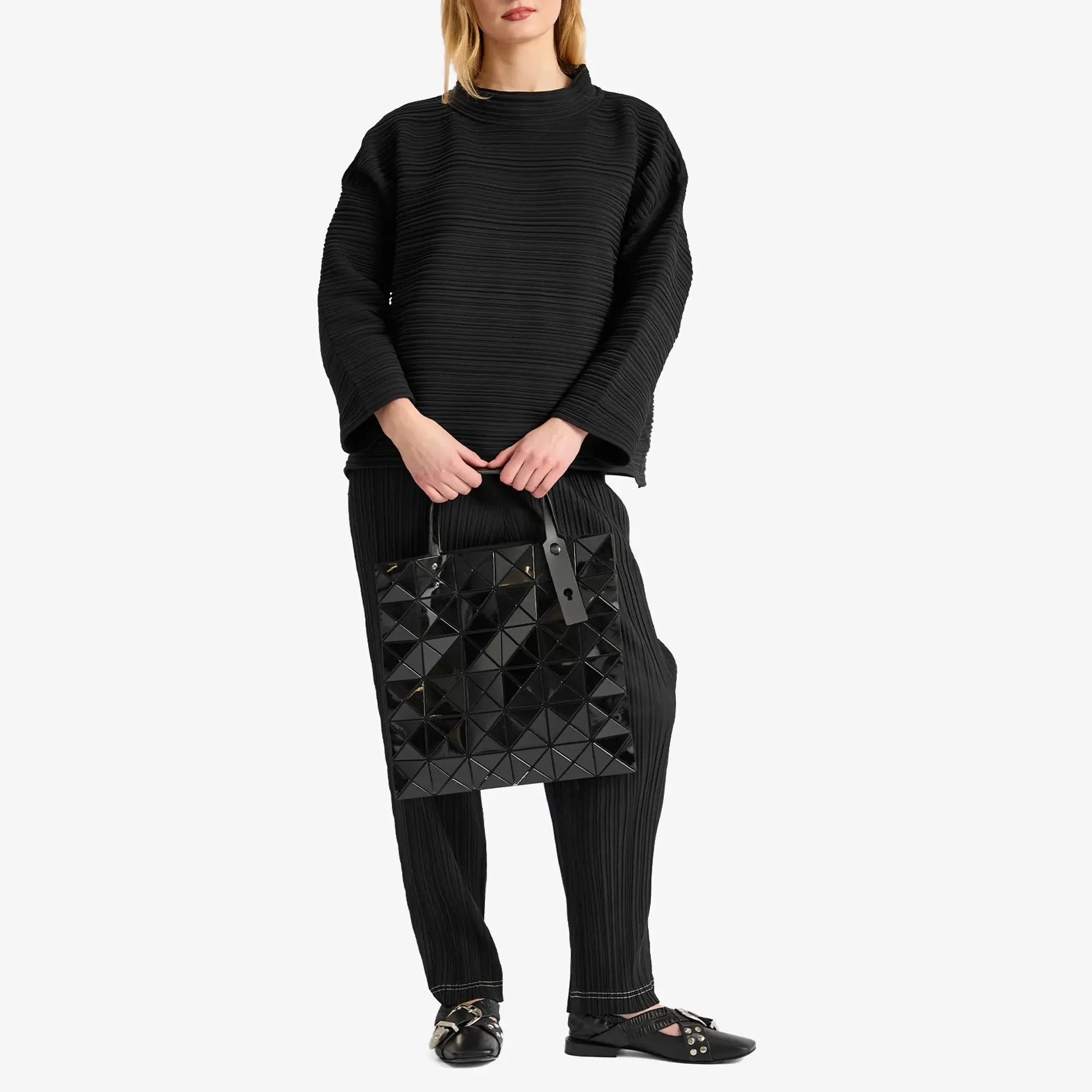 BAO BAO ISSEY MIYAKE Women's Lucent Tote Bag Black