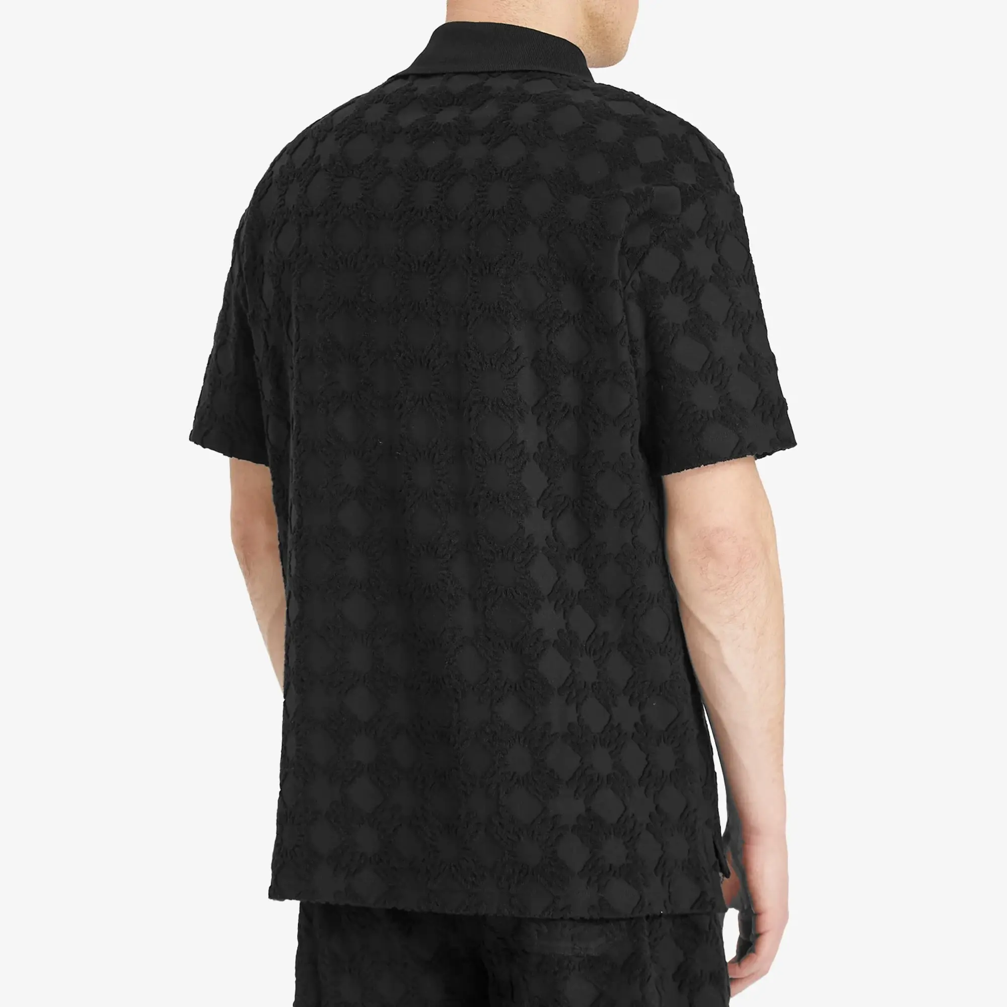 AMIRI Men's MA Quad Toweling Polo Black
