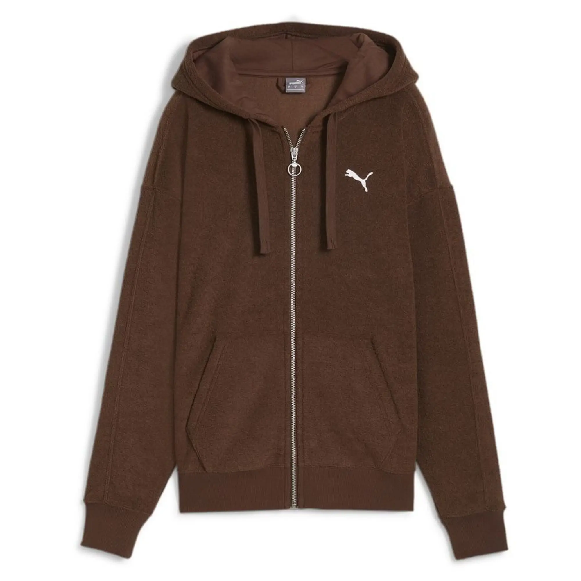 Puma Her Winterized Fz Hoodie Espresso Brown - ['Brown']