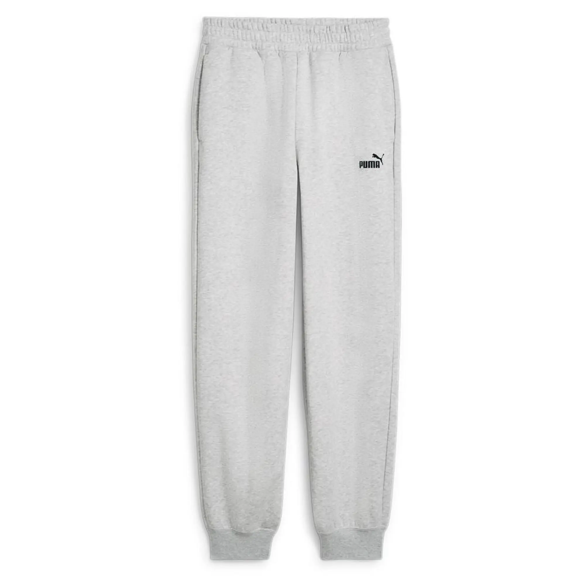 Puma Ess Small No. 1 Logo Comfort High-Waist Sweatpants Fl Cl Light Gray Heather - ['Grey']