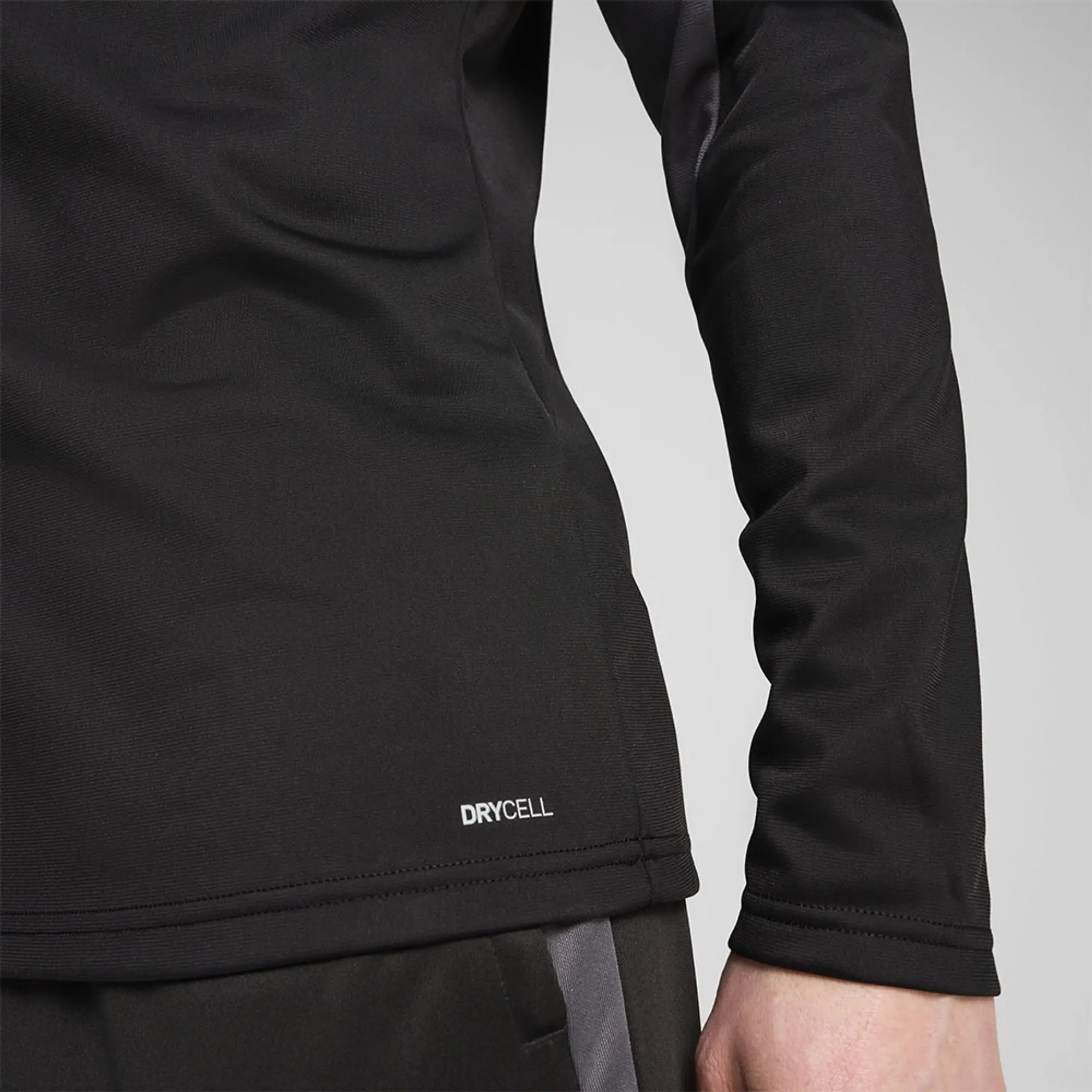 Individualliga 1/4 Zip Top Puma Black-Shadow Gray - ['Black']