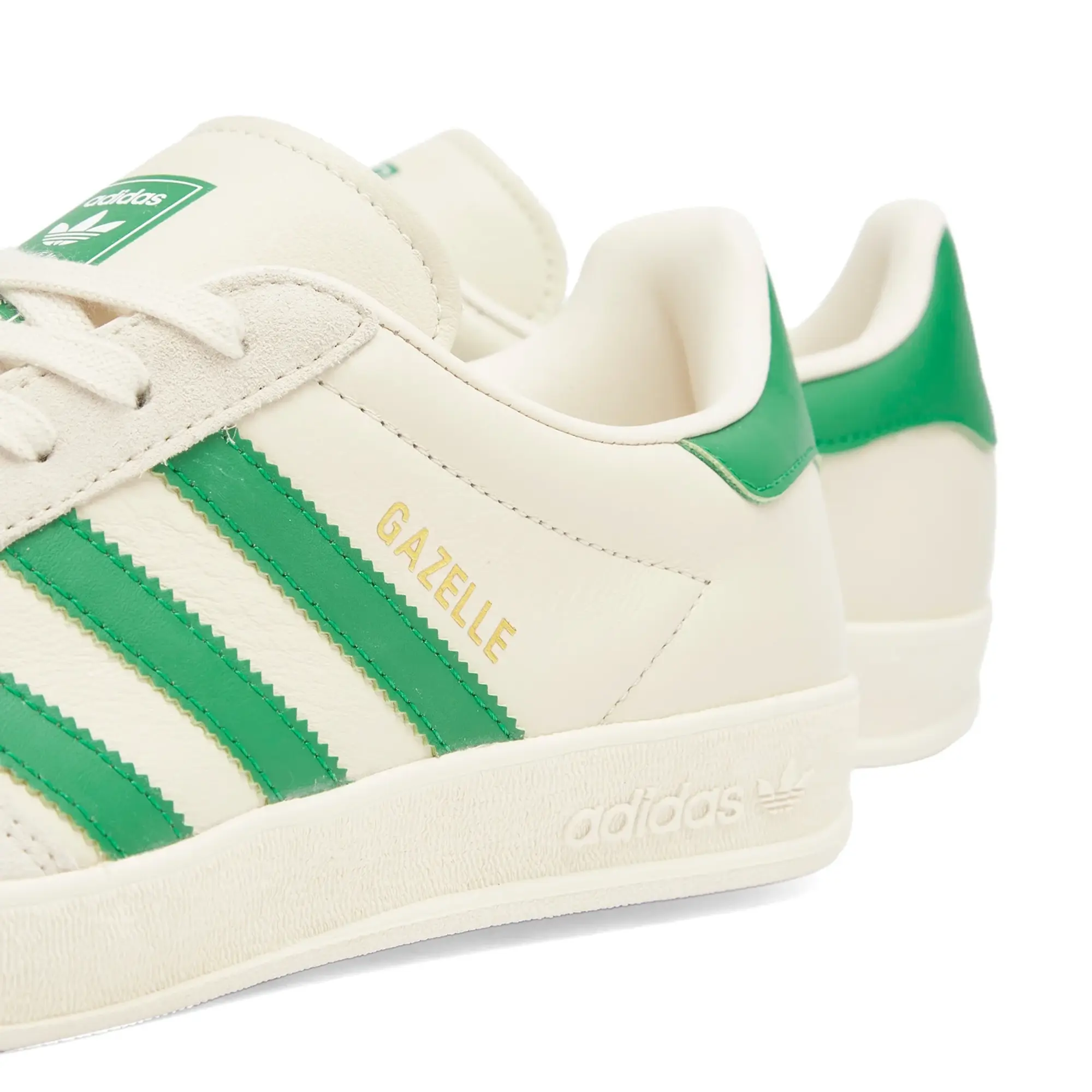 adidas Originals Adidas Gazelle Indoor Sneaker Chalk White/Green