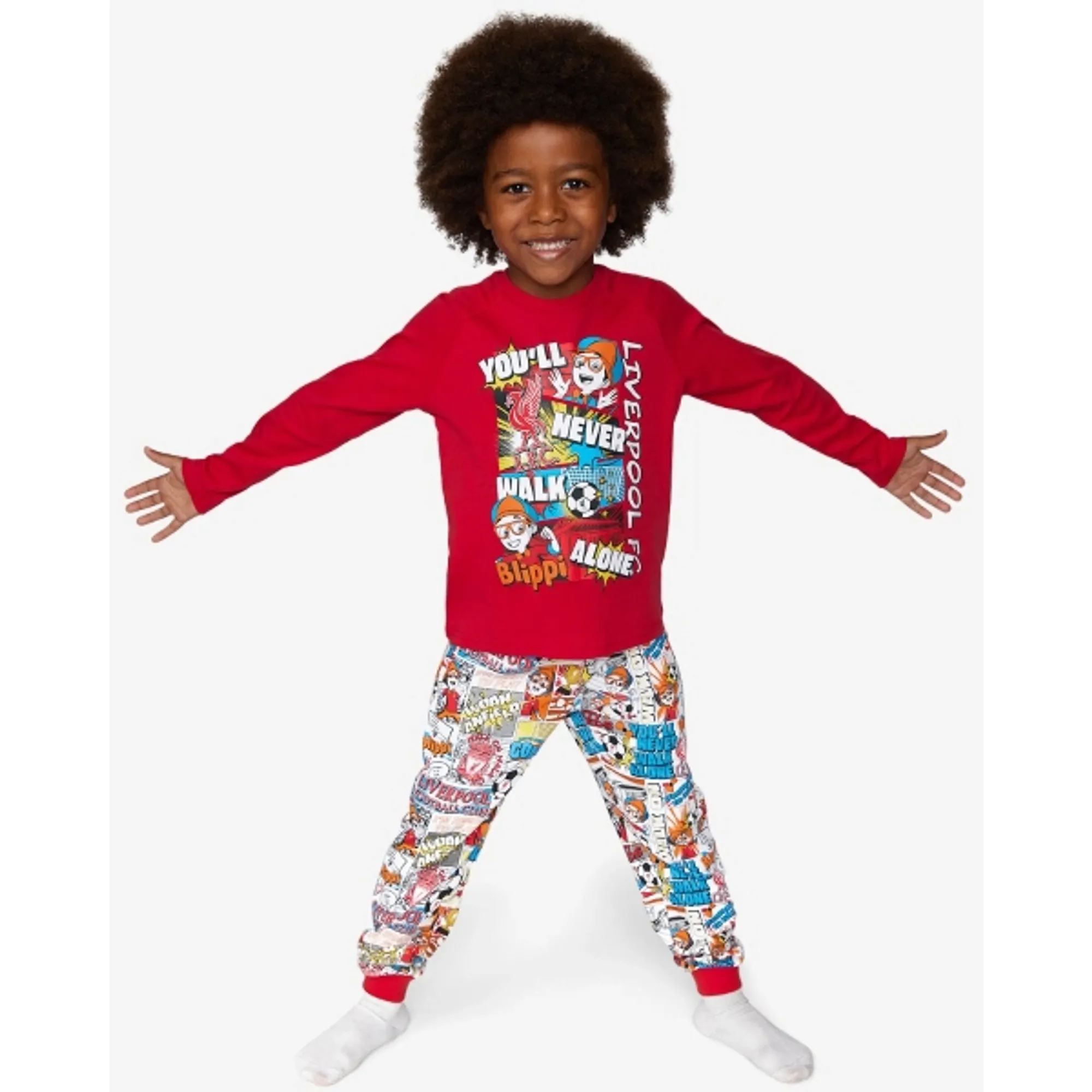 Liverpool FC LFC Blippi Long Pyjamas