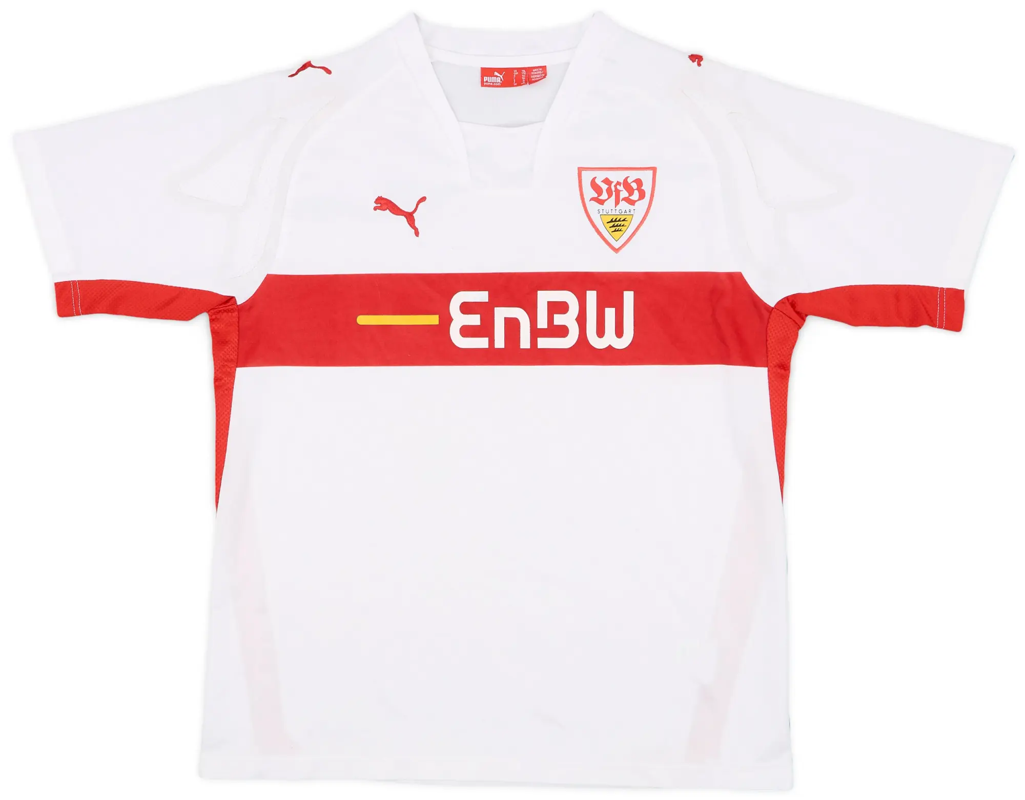 Puma 2007-08 Stuttgart Home Shirt - 9/10 - (XL.Boys)