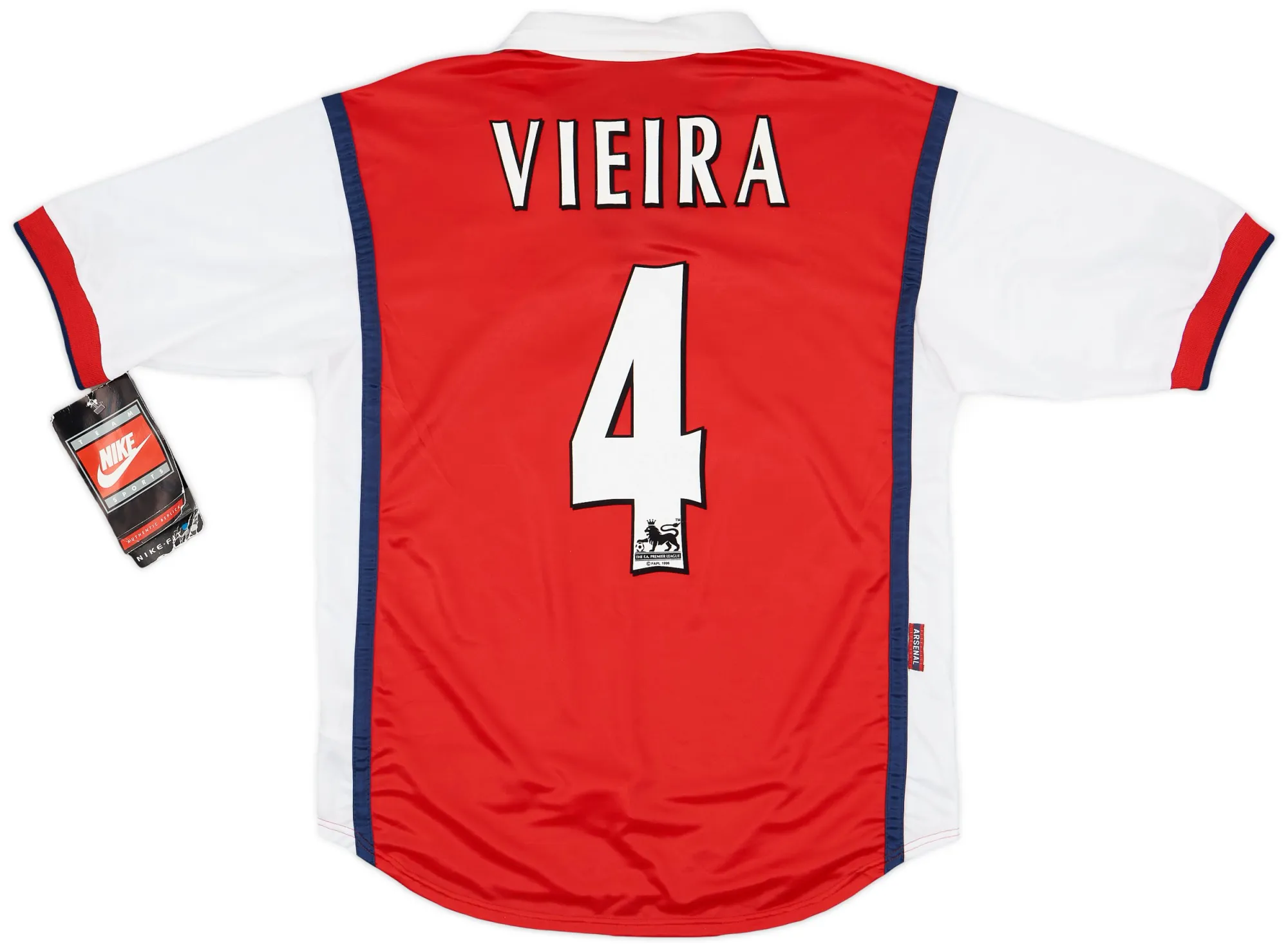 Nike Arsenal Mens SS Home Shirt 1998/99 | ARSH98-443 | FOOTY.COM