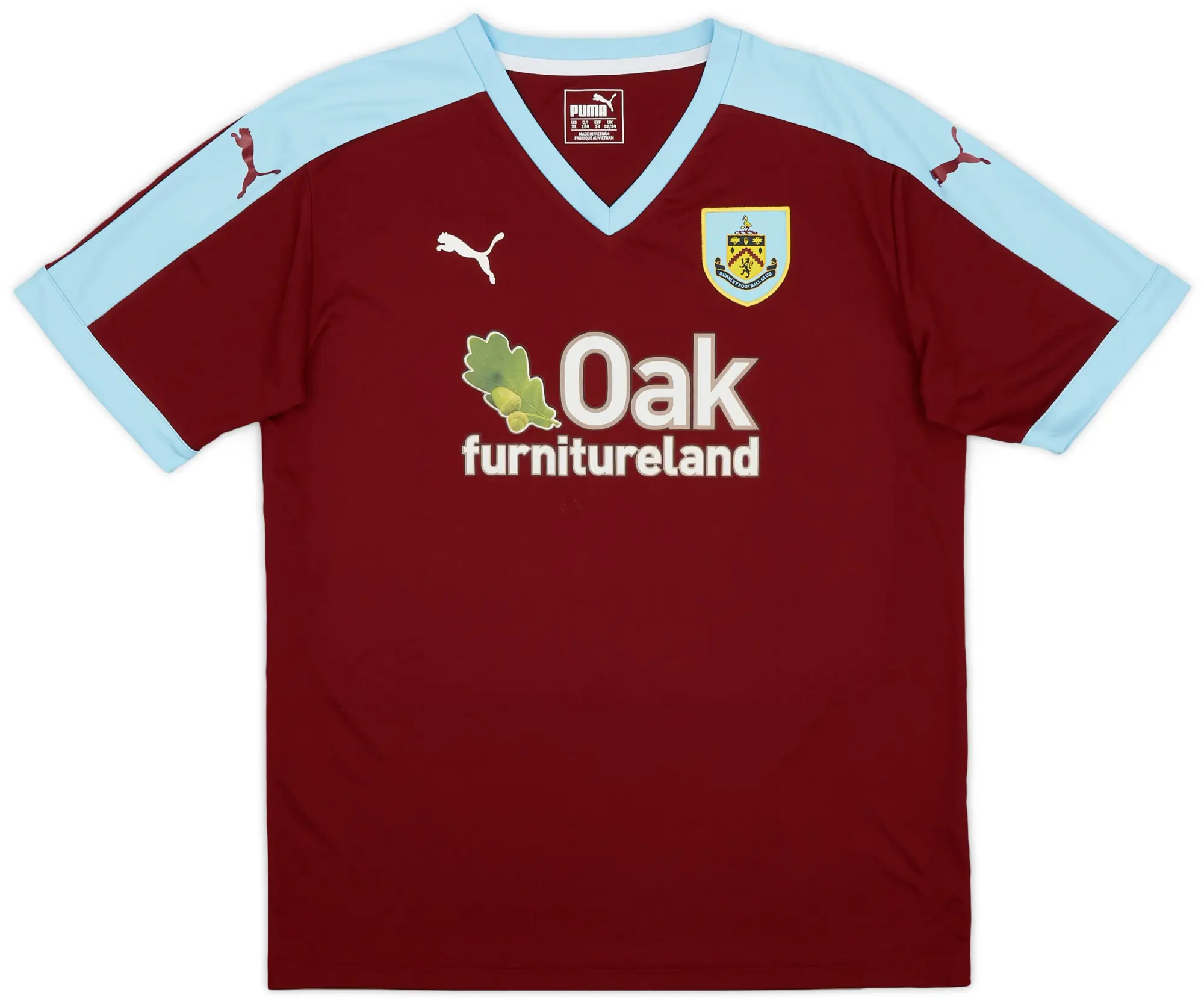 Puma 2015-16 Burnley Home Shirt - 9/10 - (XL.Boys)