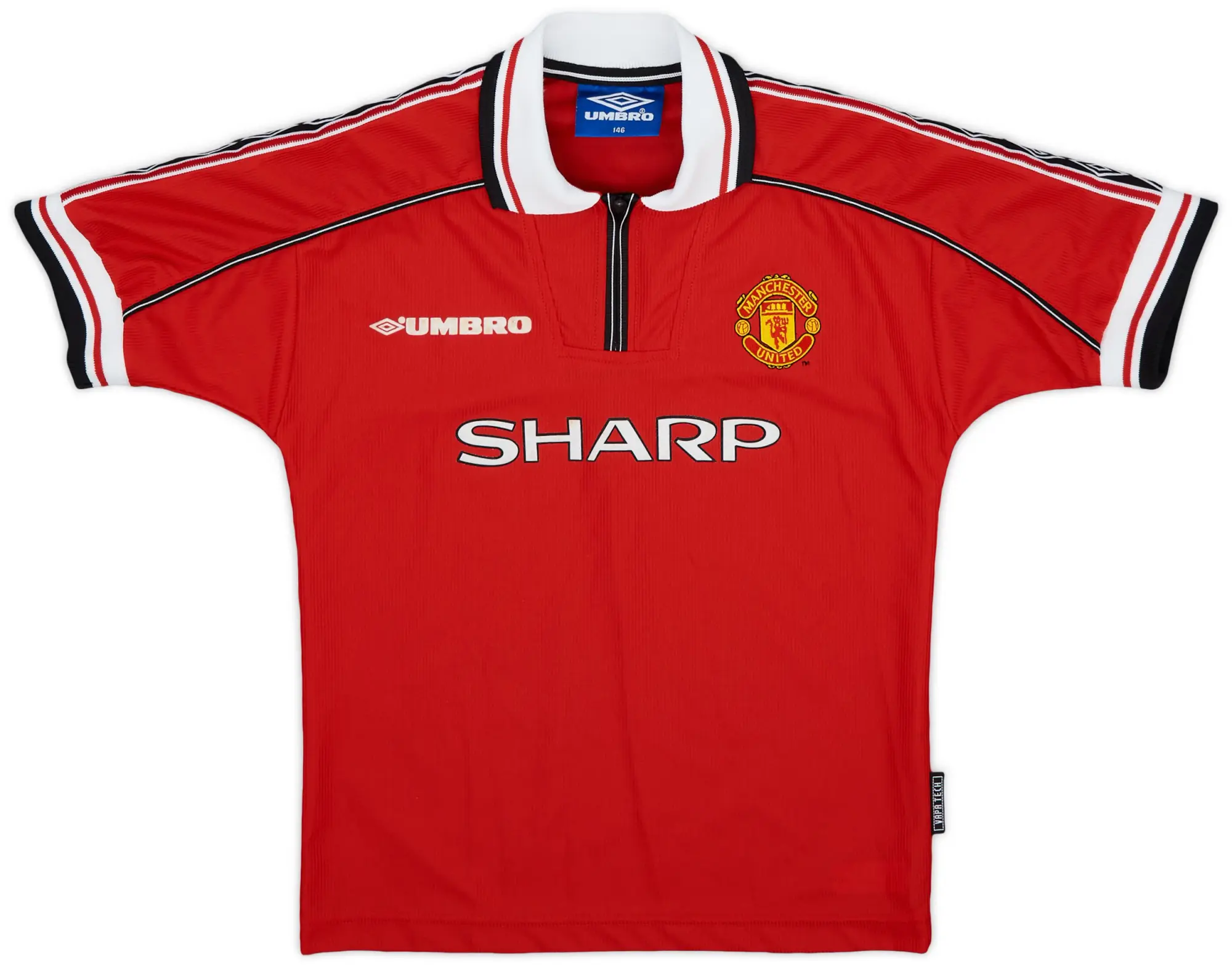 Umbro 1998-00 Manchester United Home Shirt - 9/10 - (M.Boys)