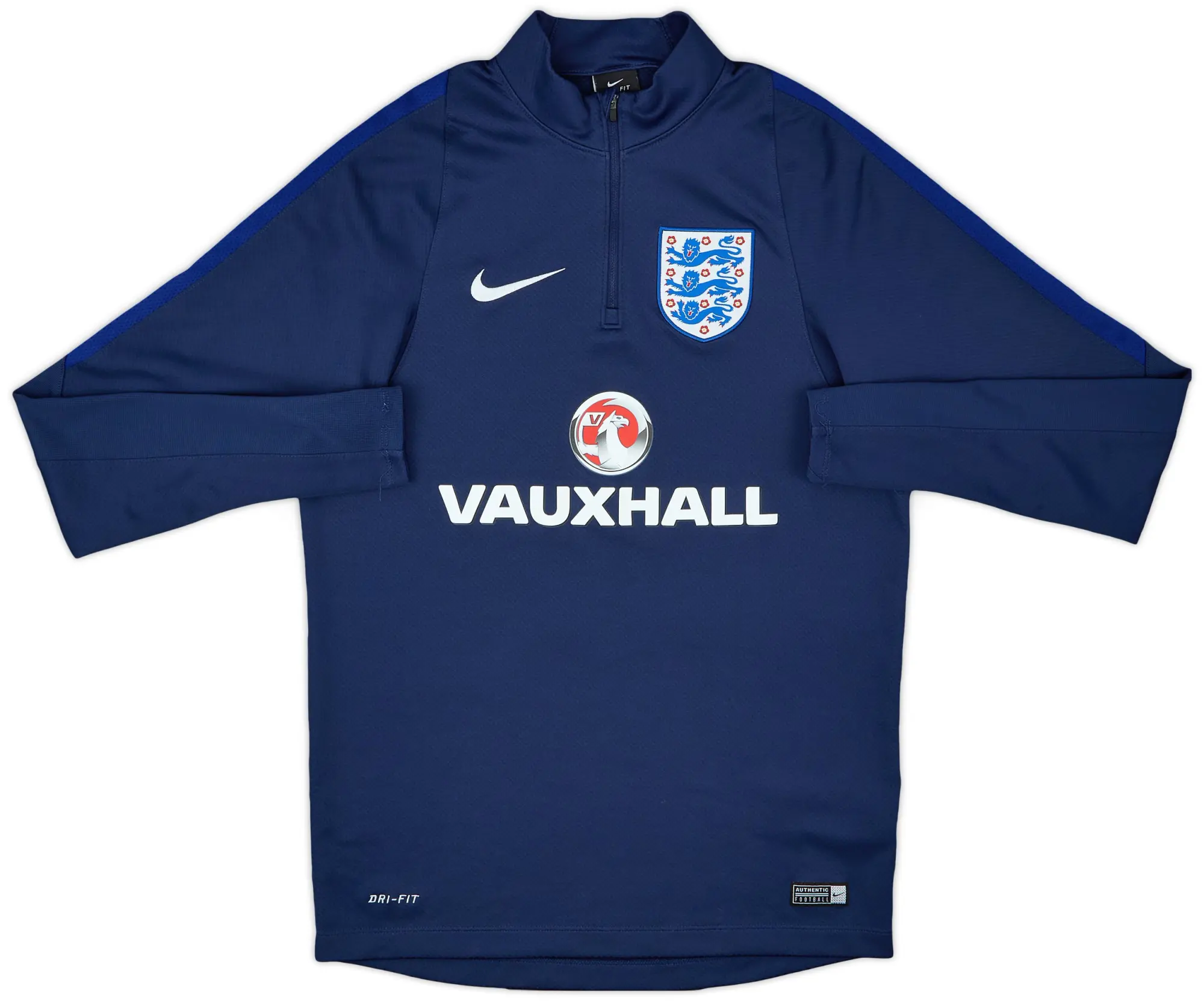 2016-17 England Nike 1/4 Zip Training Top - 9/10 - (S)
