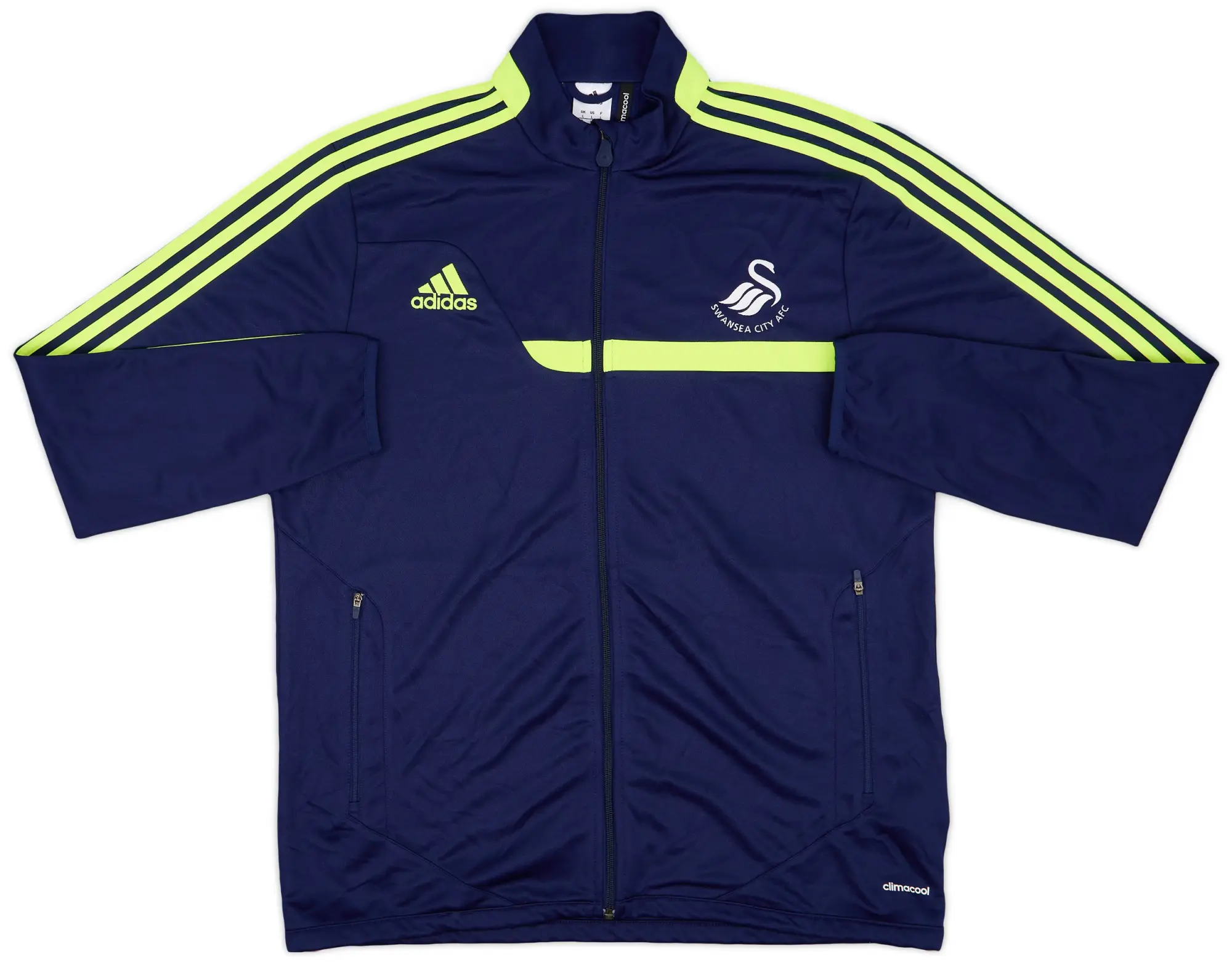 2013-14 Swansea adidas Track Jacket - 8/10 - (L)