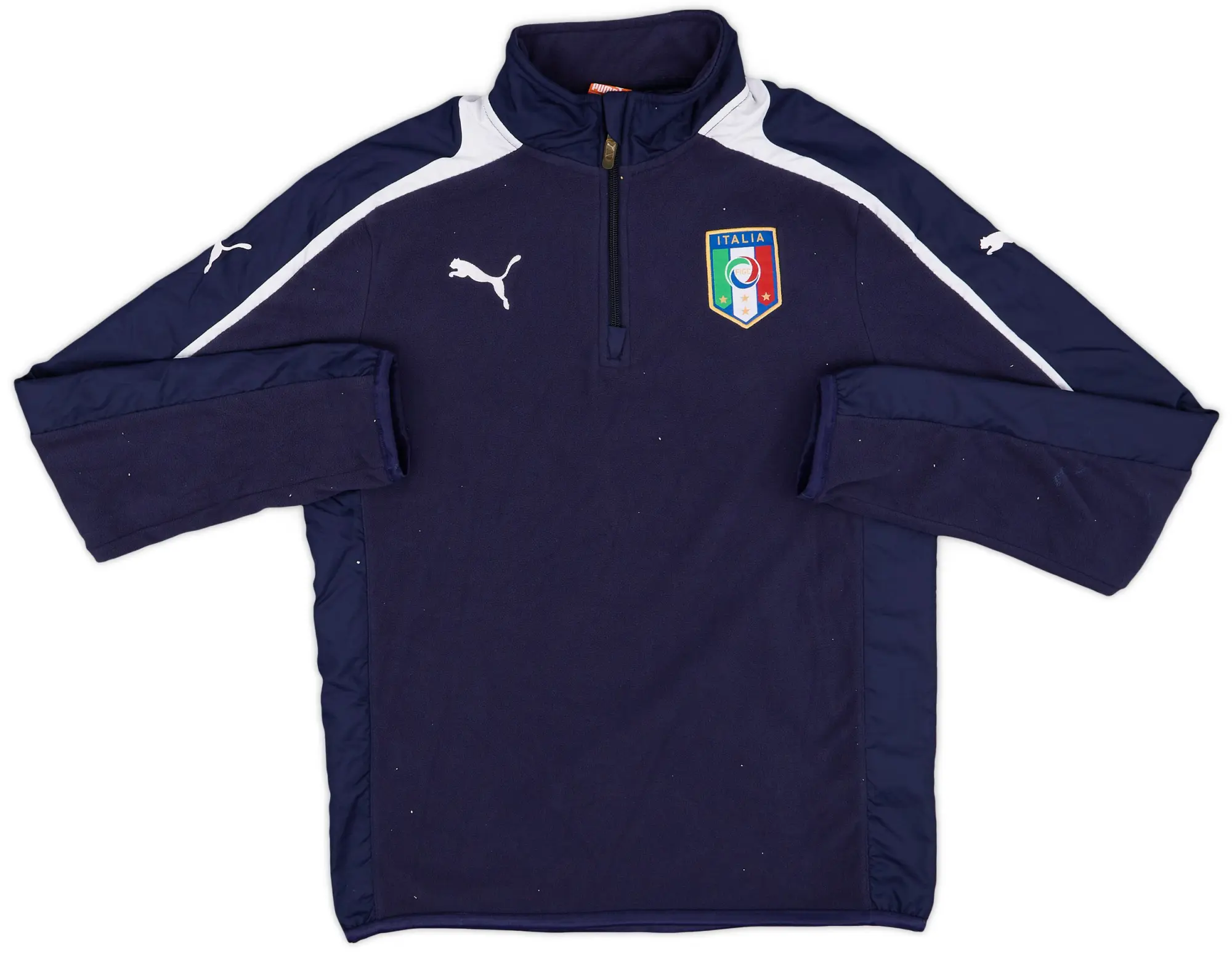 2012-13 Italy Puma 1/4 Zip Fleece Top - 6/10 - (S)
