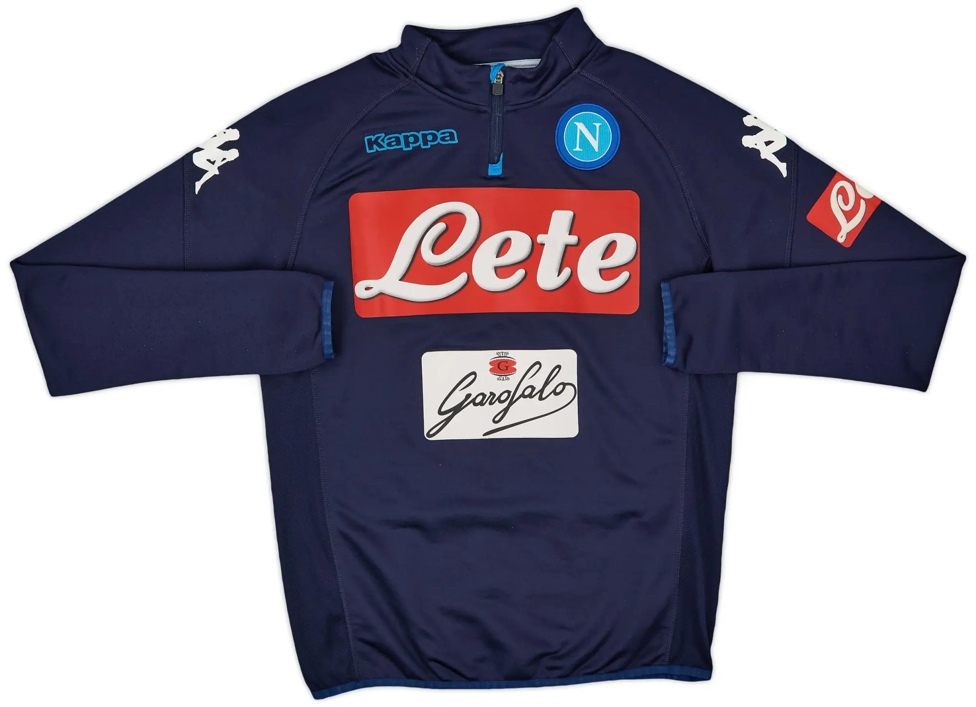 2017-18 Napoli Kappa 1/4 Zip Drill Top - 8/10 - (L)