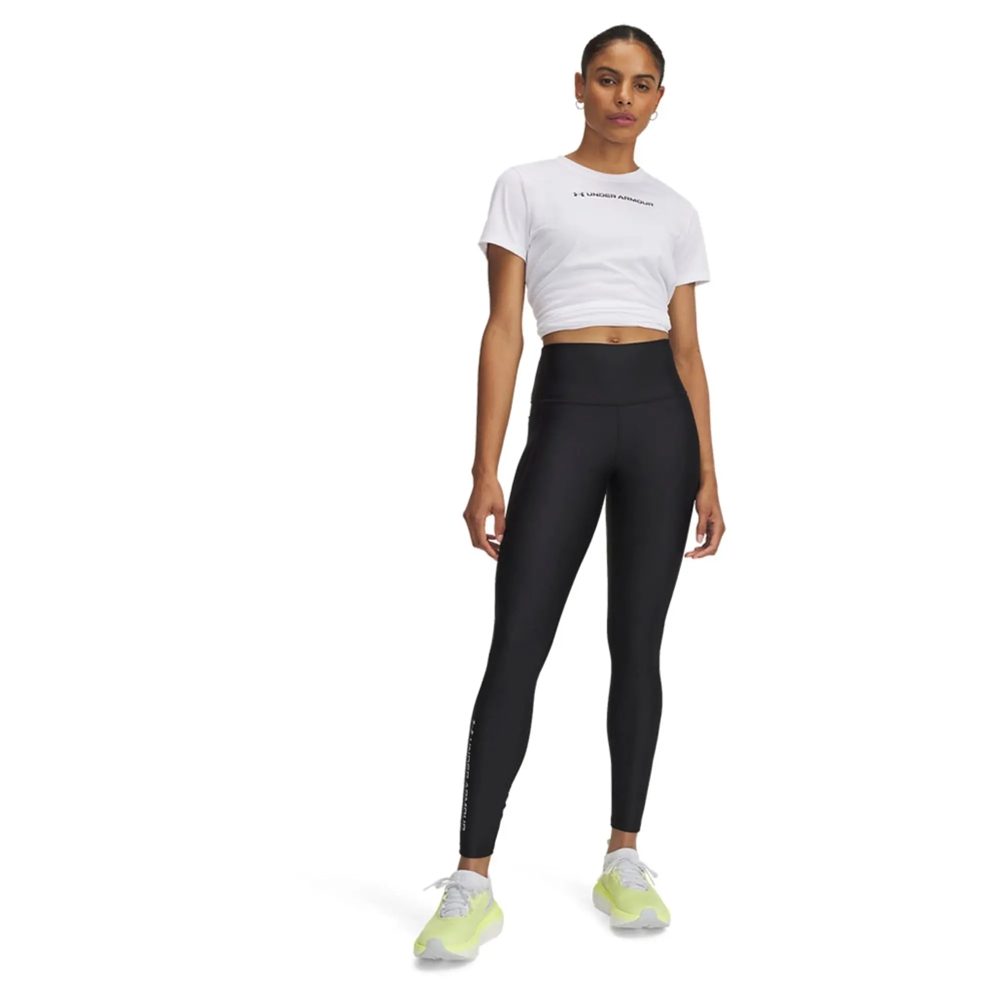 Under Armour Women's UA Tech Sports Branded Leggings - Black/Mod Grey -  Size: XS
