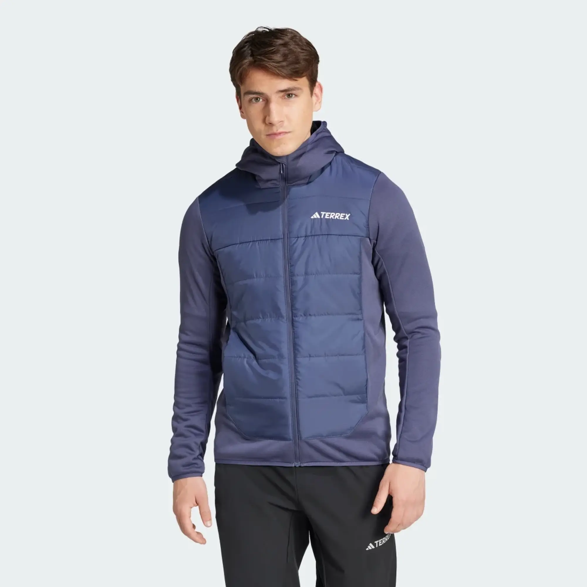 Manchester United x adidas Mens Terrex Multi Hybrid Insulated Jacket Navy