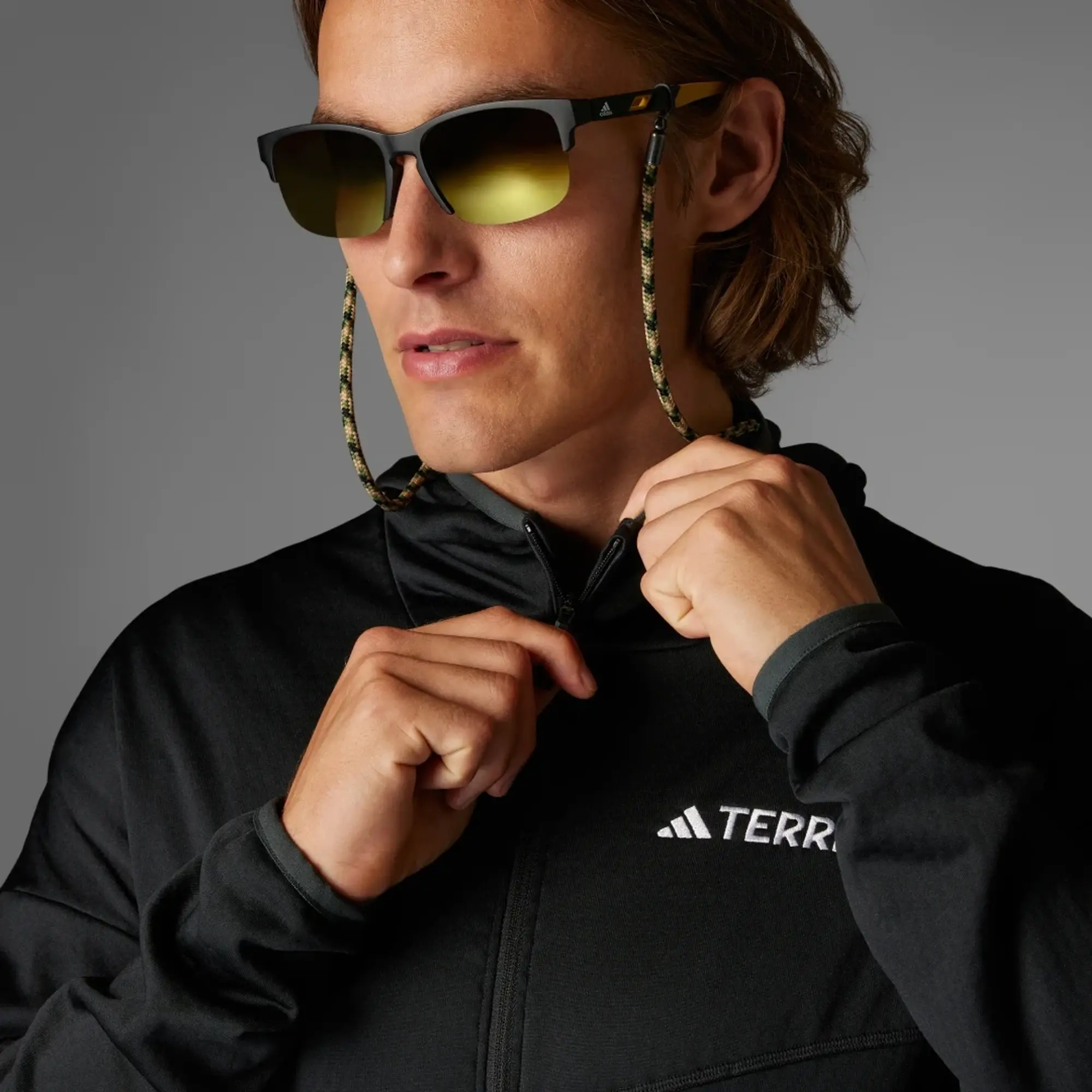adidas Terrex Xperior CLIMAWARM Light Fleece Hooded Jacket