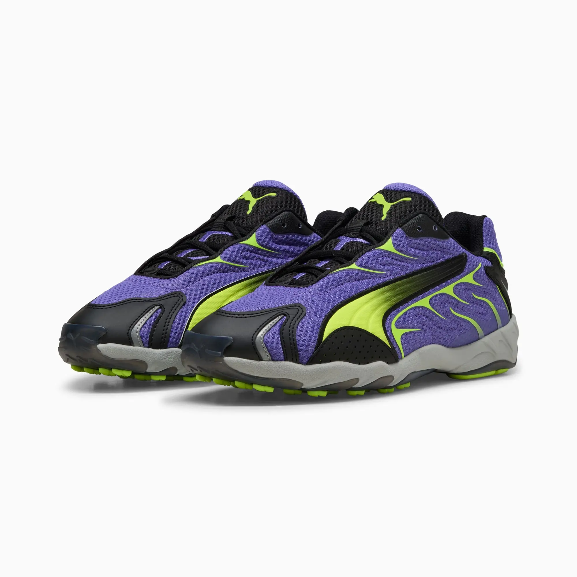 PUMA Inhale Sneakers Unisex, Dark Amethyst/Yellow Alert
