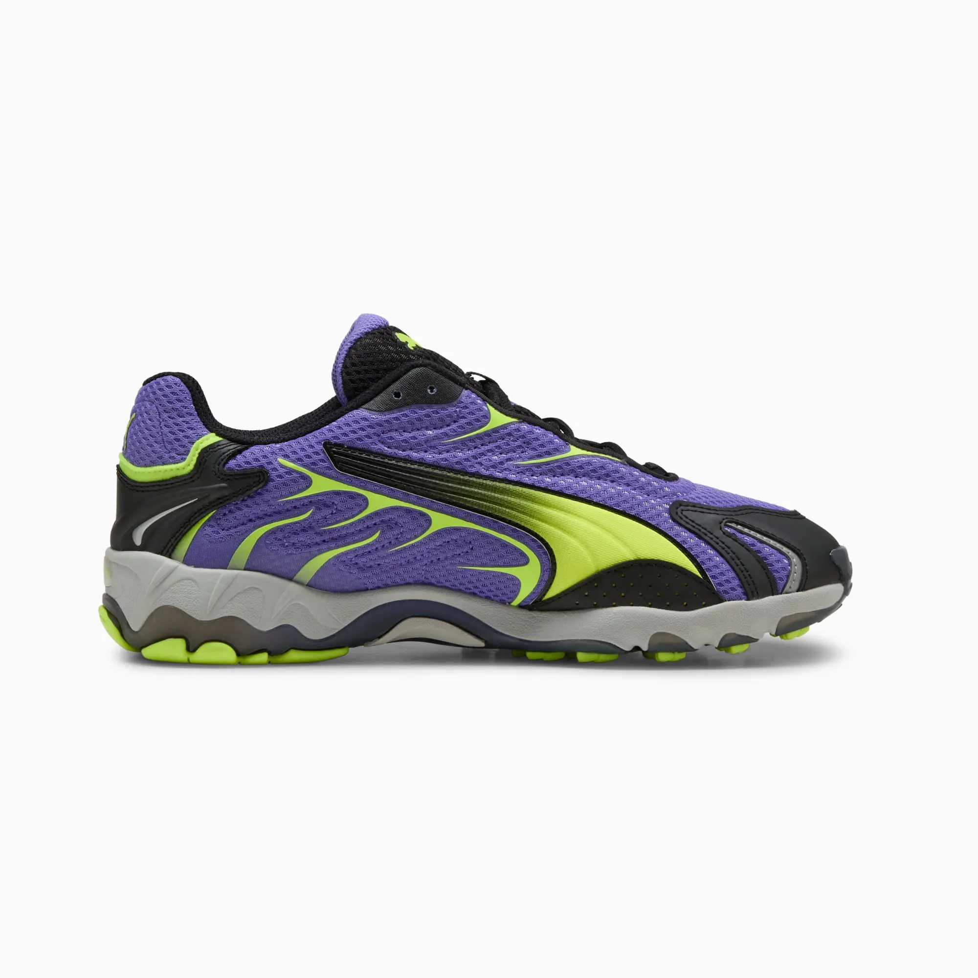 PUMA Inhale Sneakers Unisex, Dark Amethyst/Yellow Alert