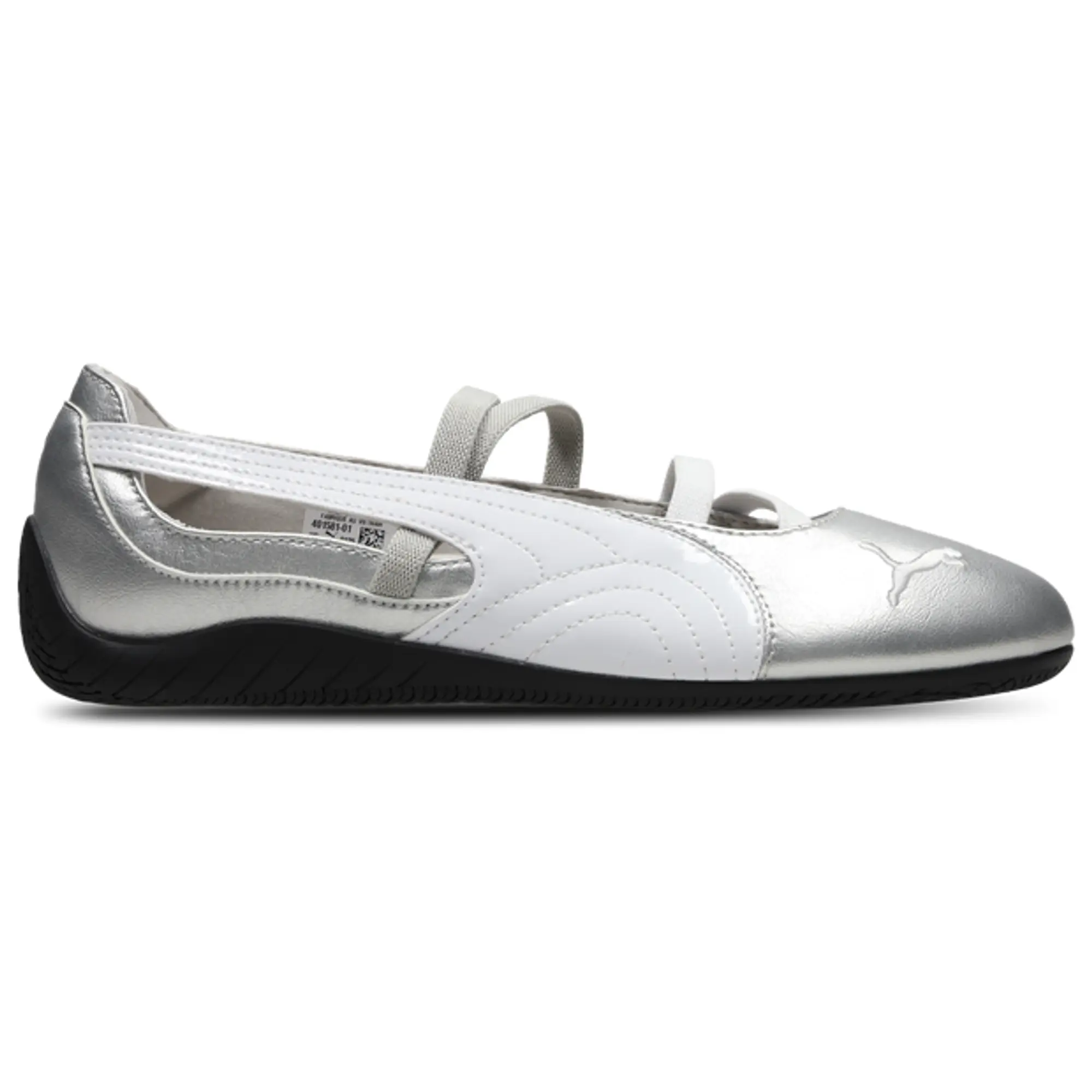 PUMA SpeedCat Ballet Metallic Shoes Women, Silver/White