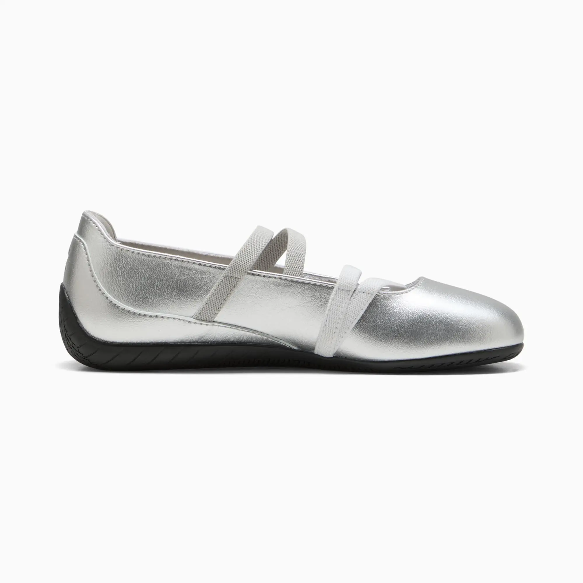 PUMA SpeedCat Ballet Metallic Shoes Women, Silver/White