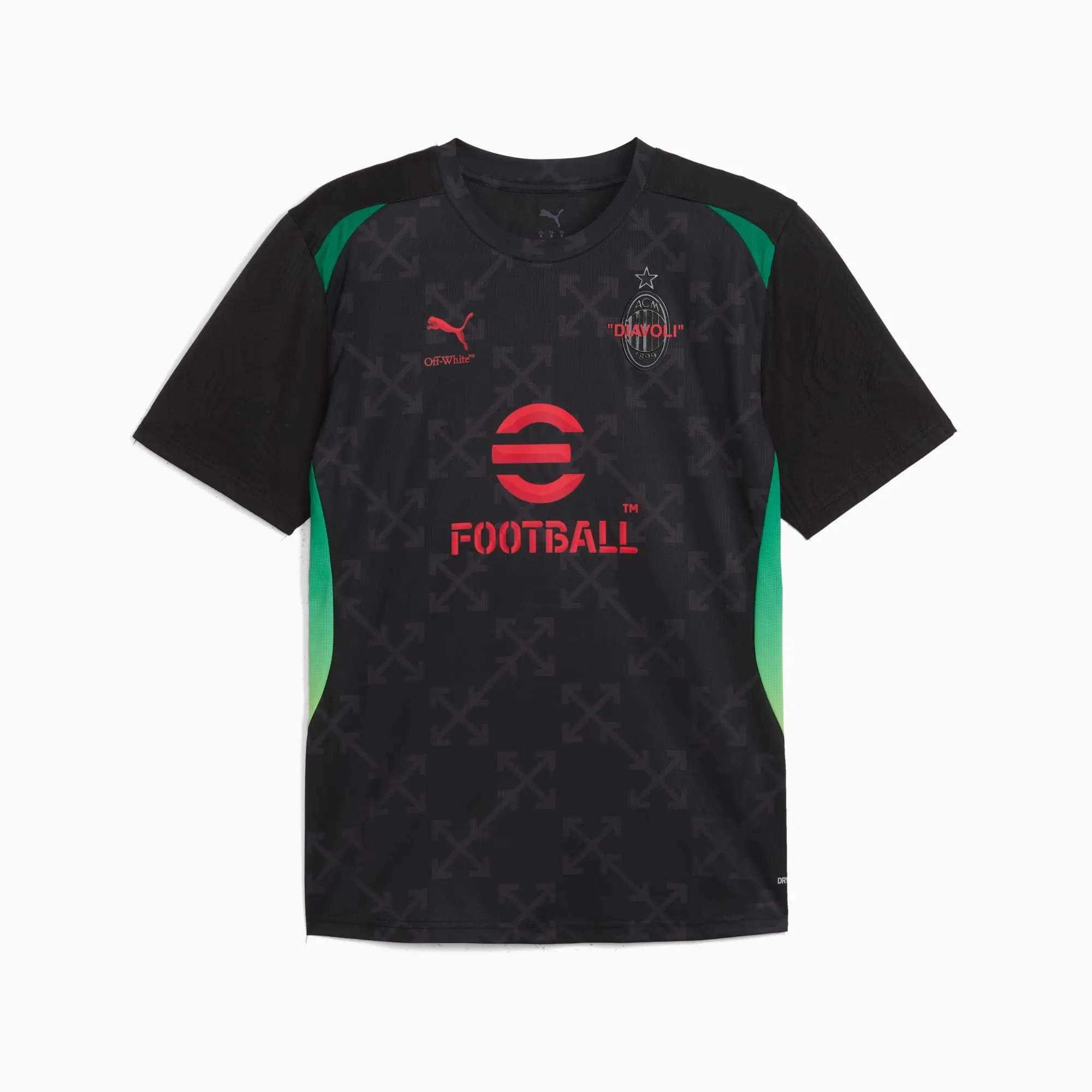 PRE-MATCH T-SHIRT PUMA X AC MILAN X OFF-WHITE™ 2024/25