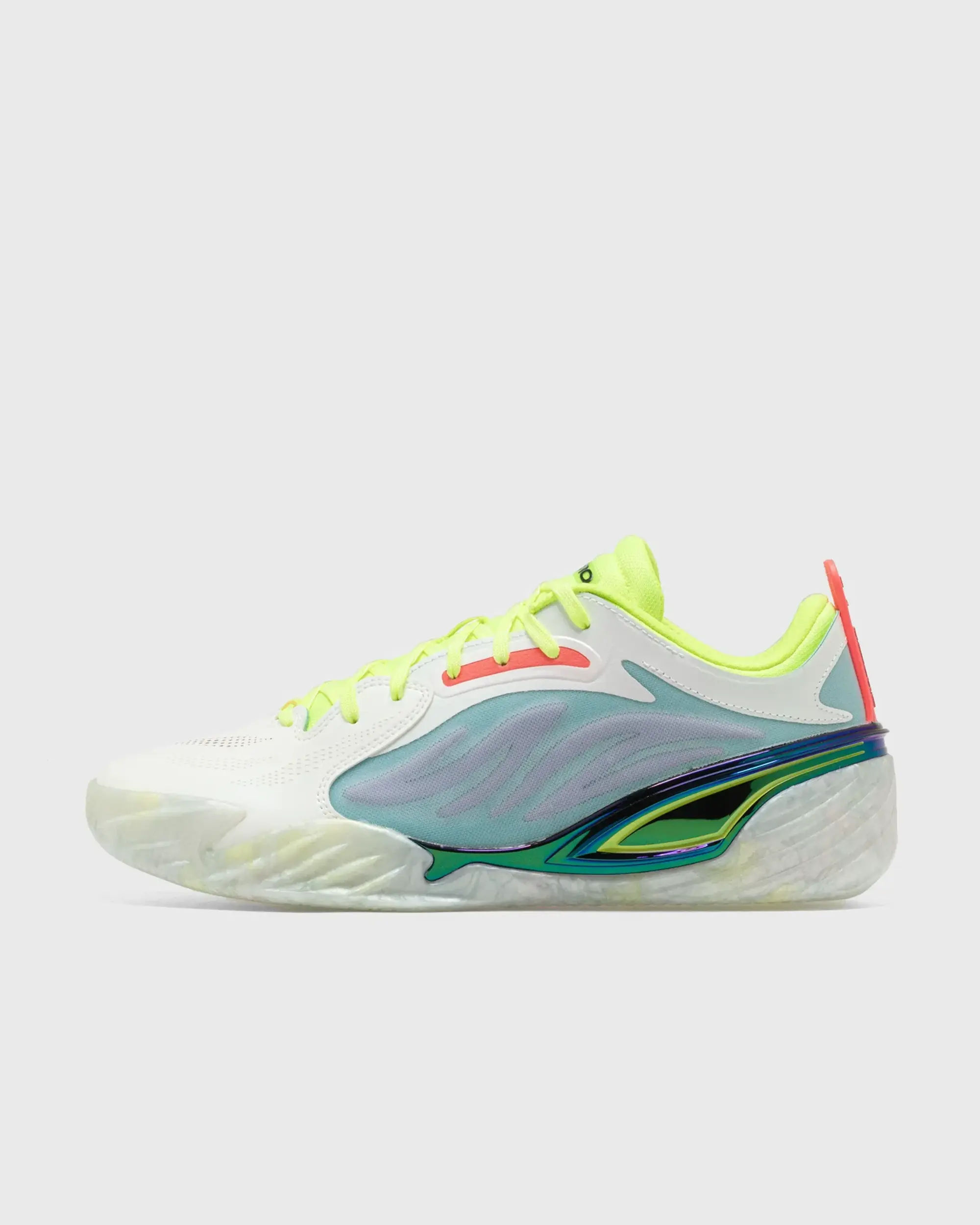 PUMA All-Pro Nitro™ Elite Basketball Shoes Unisex, Light Aqua/Yellow Alert