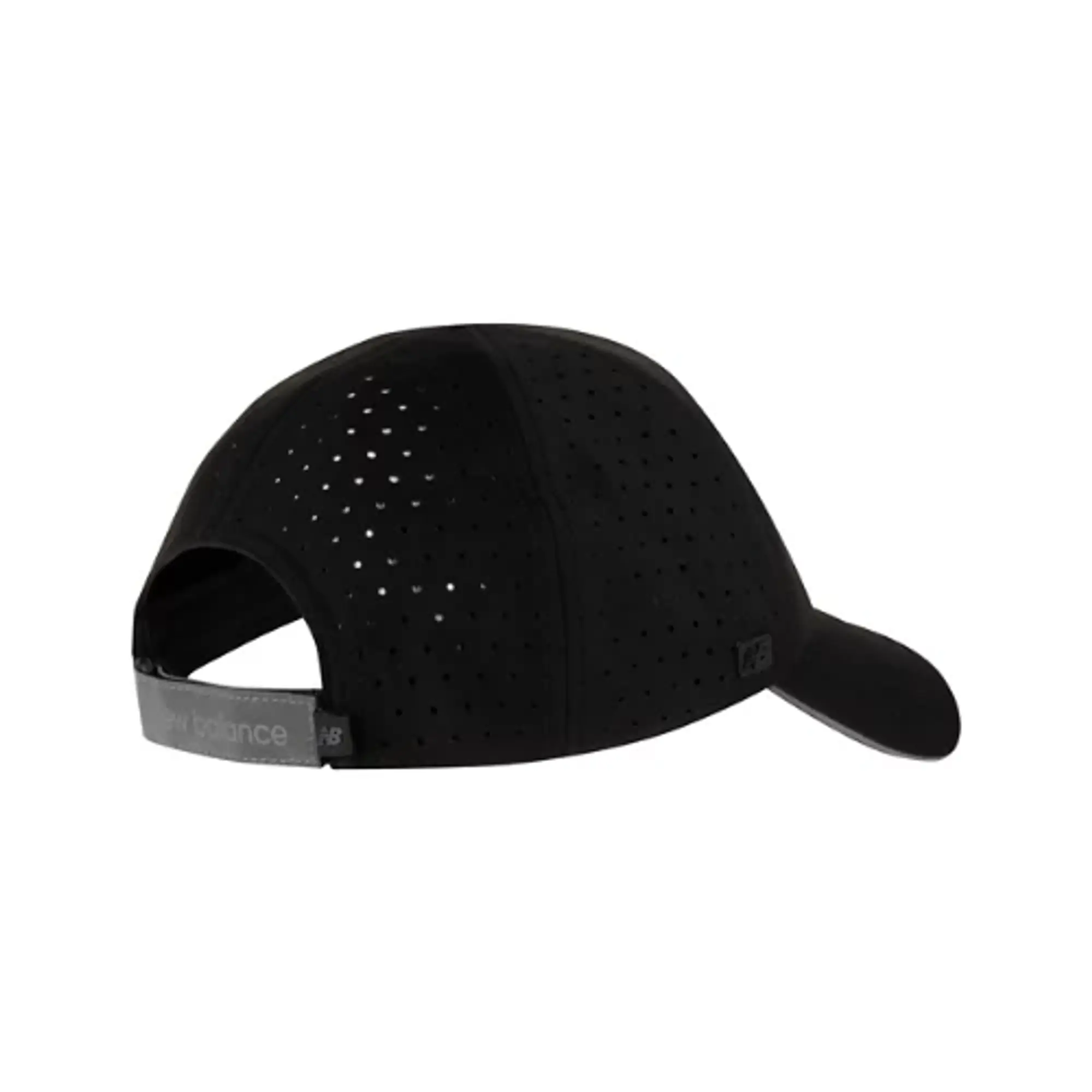 New Balance Unisex 6 Panel Pro Run Hat in Black Polyester