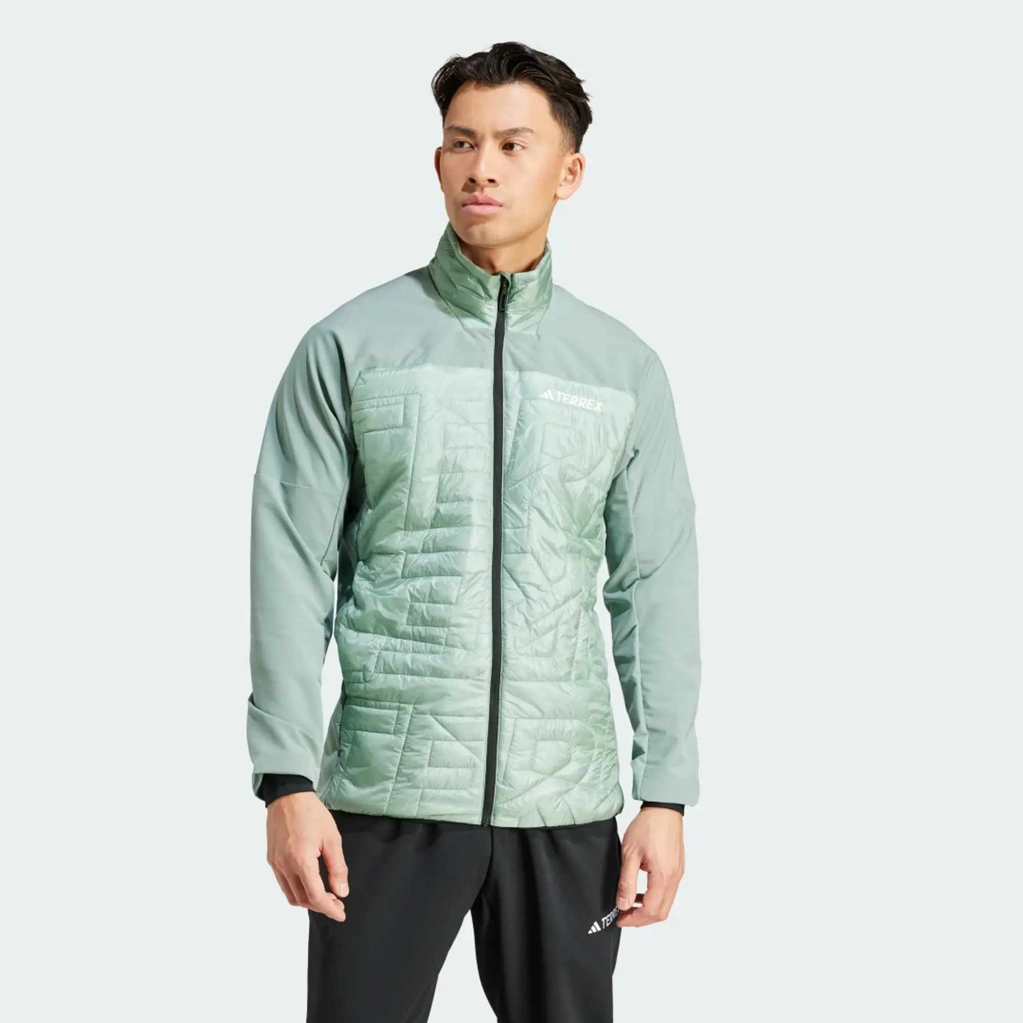 adidas Terrex XPR Varil Hybrid Running Jacket Men - Green