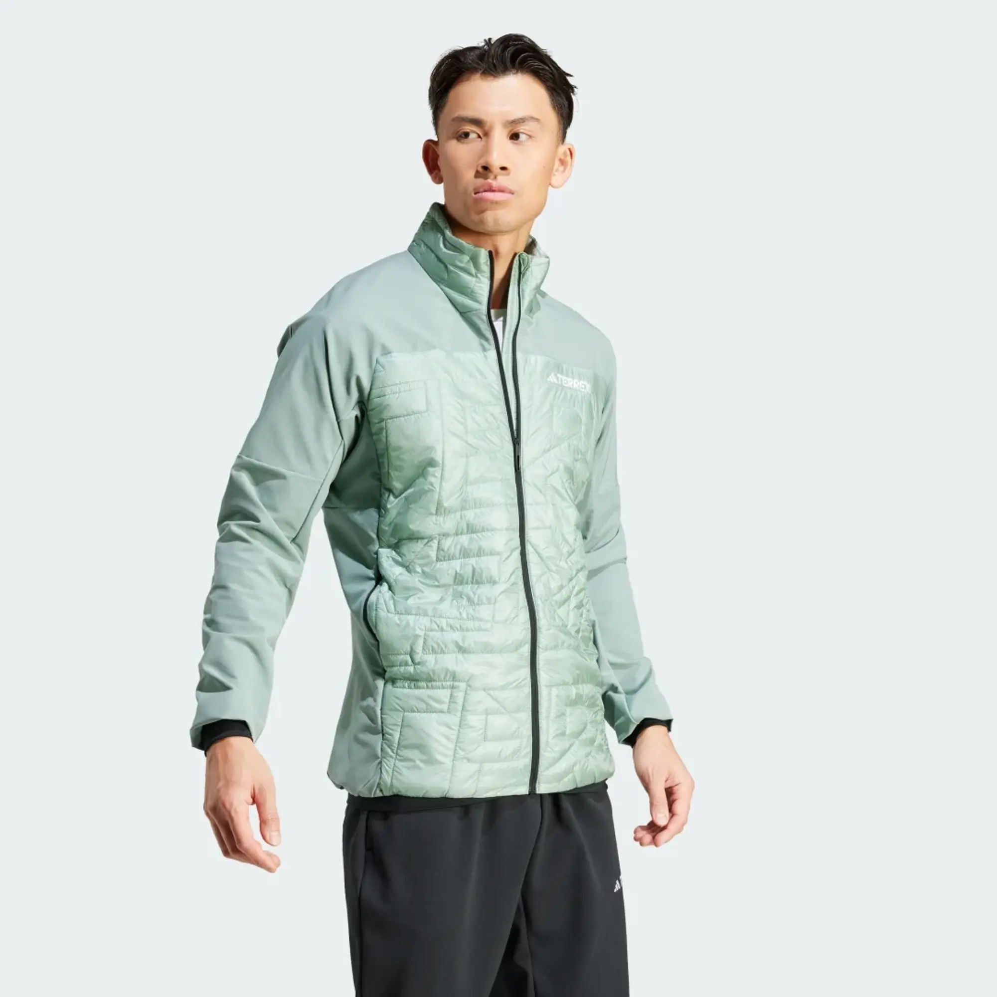 adidas Terrex XPR Varil Hybrid Running Jacket Men - Green