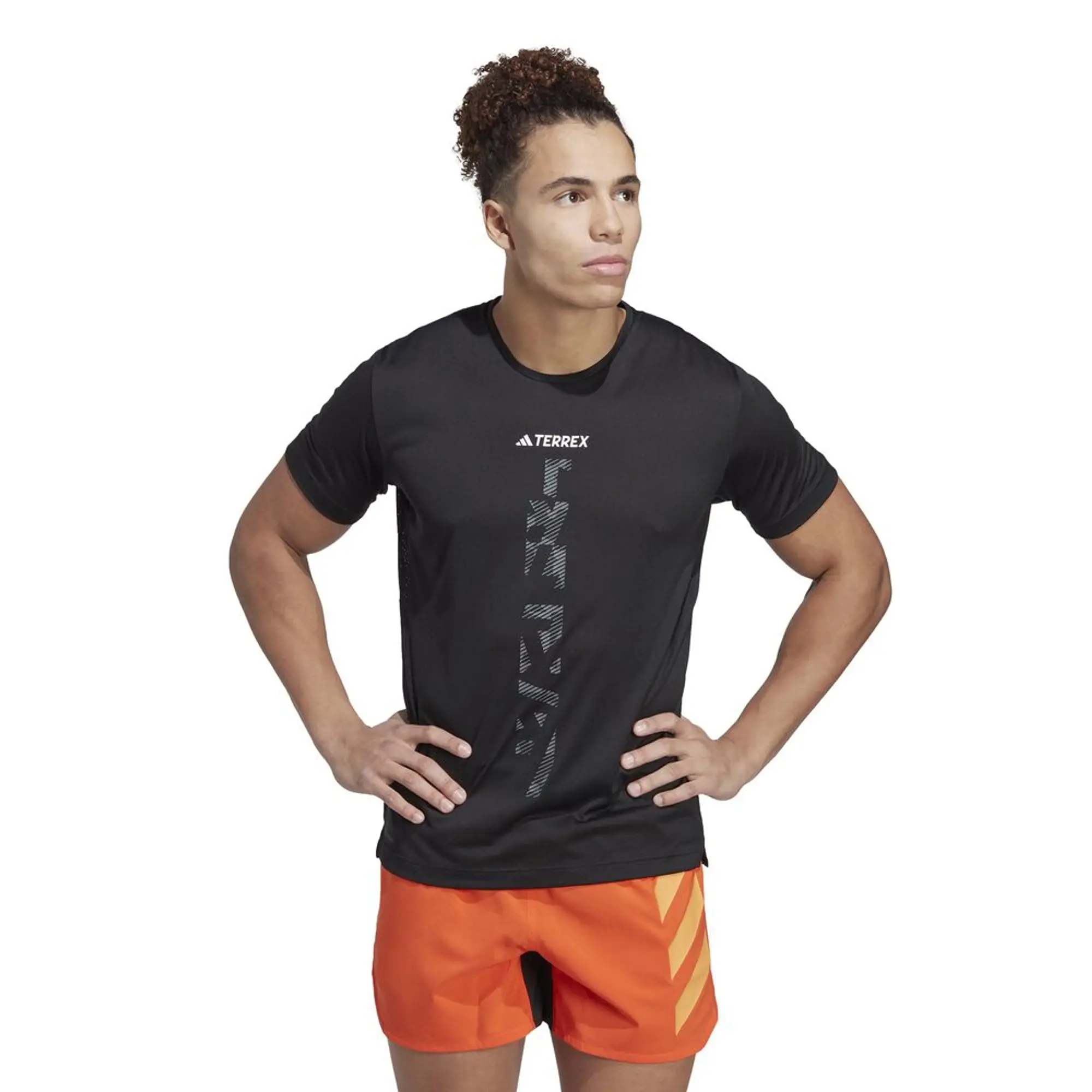adidas Terrex AGR Running Shirt Men - Black