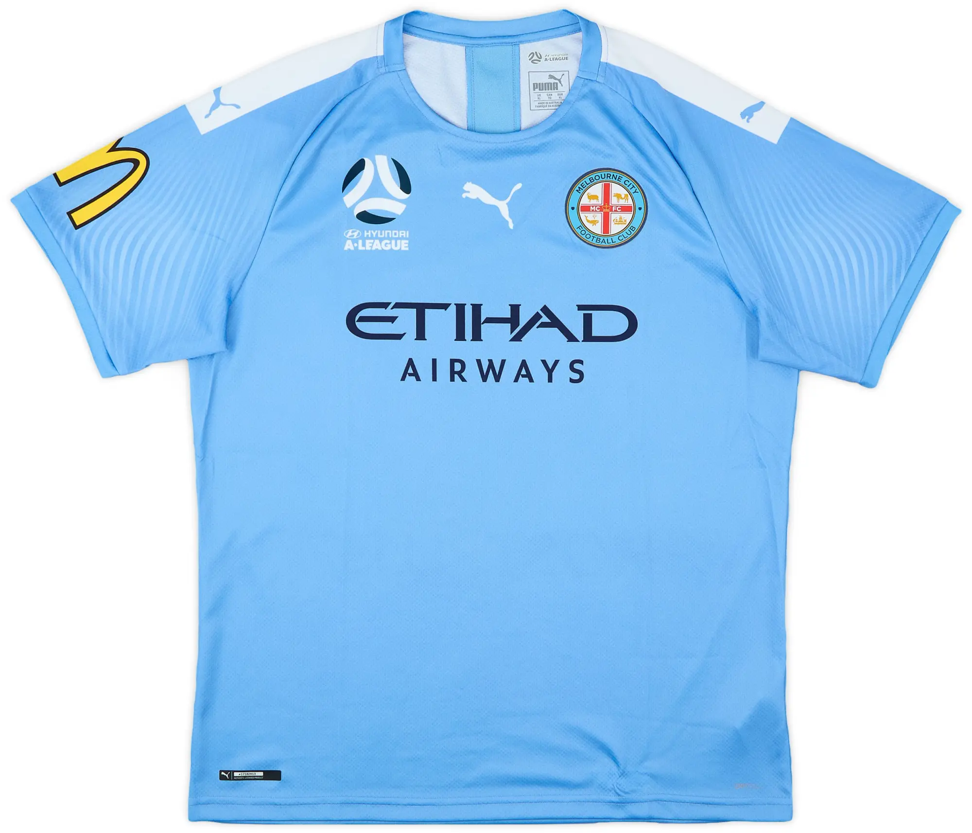 Puma 2019-20 Melbourne City Home Shirt - 9/10 - (XL)