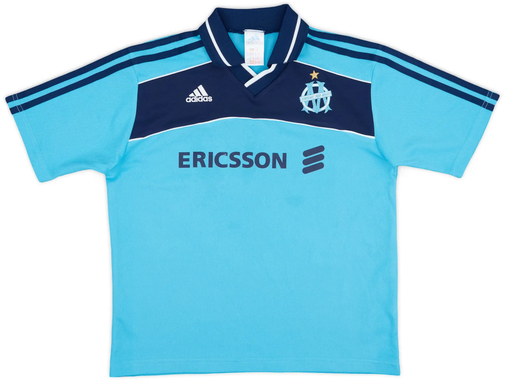 adidas 2000-01 Olympique Marseille Away Shirt - 7/10 - (M.Boys)