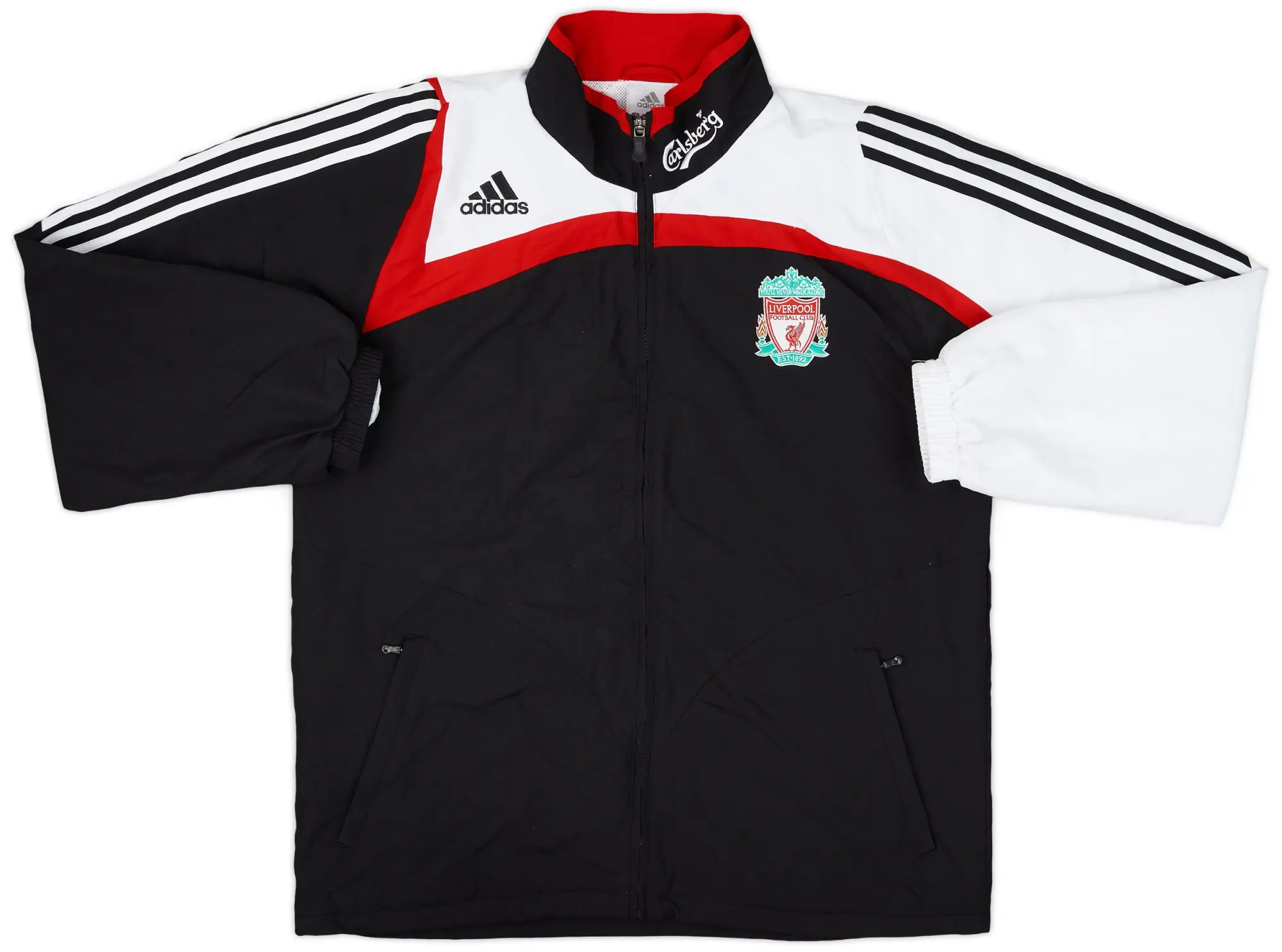 2007-08 Liverpool adidas Track Jacket - 6/10 - (L)