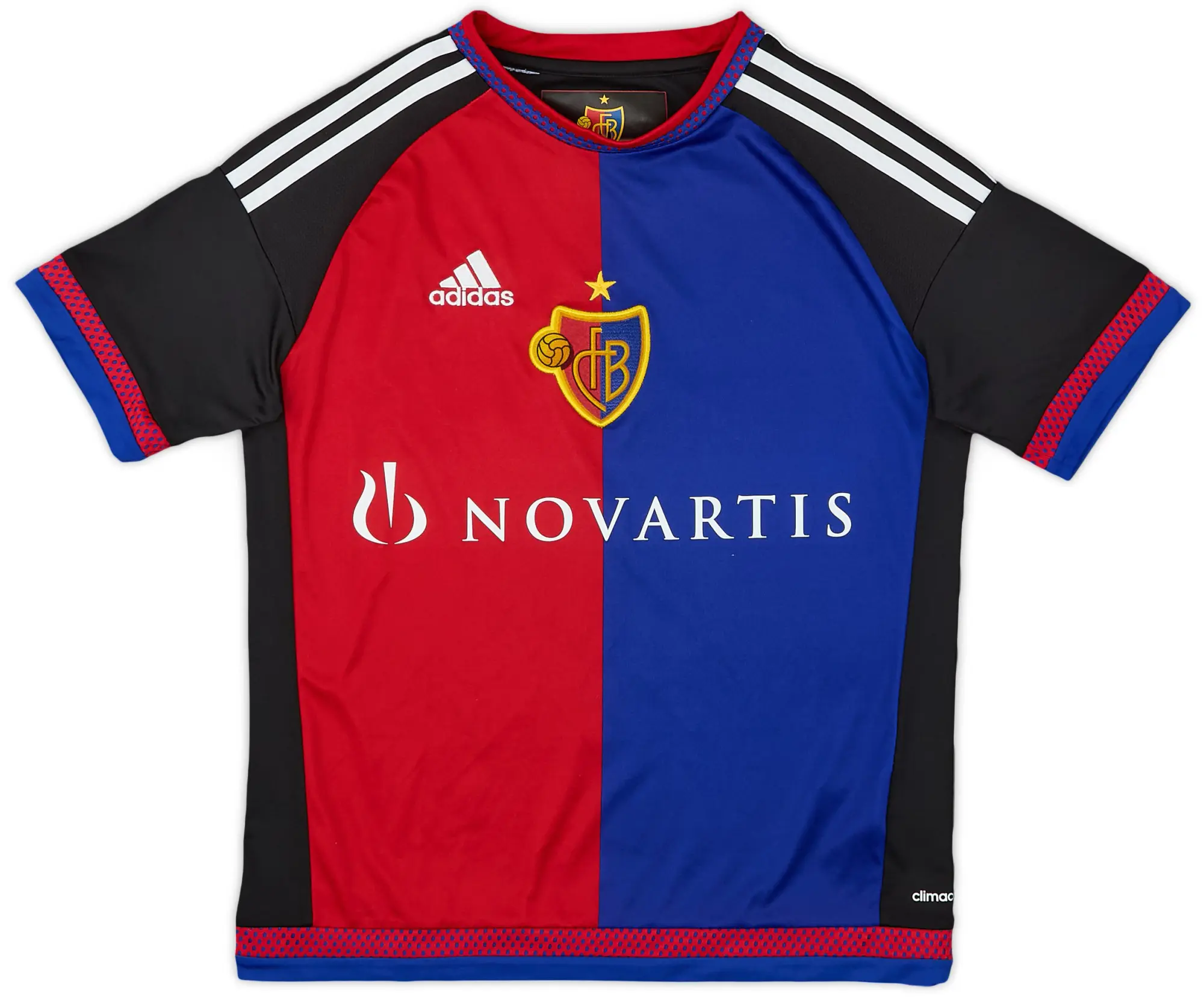 adidas 2015-16 FC Basel Home Shirt - 9/10 - (L.Boys)