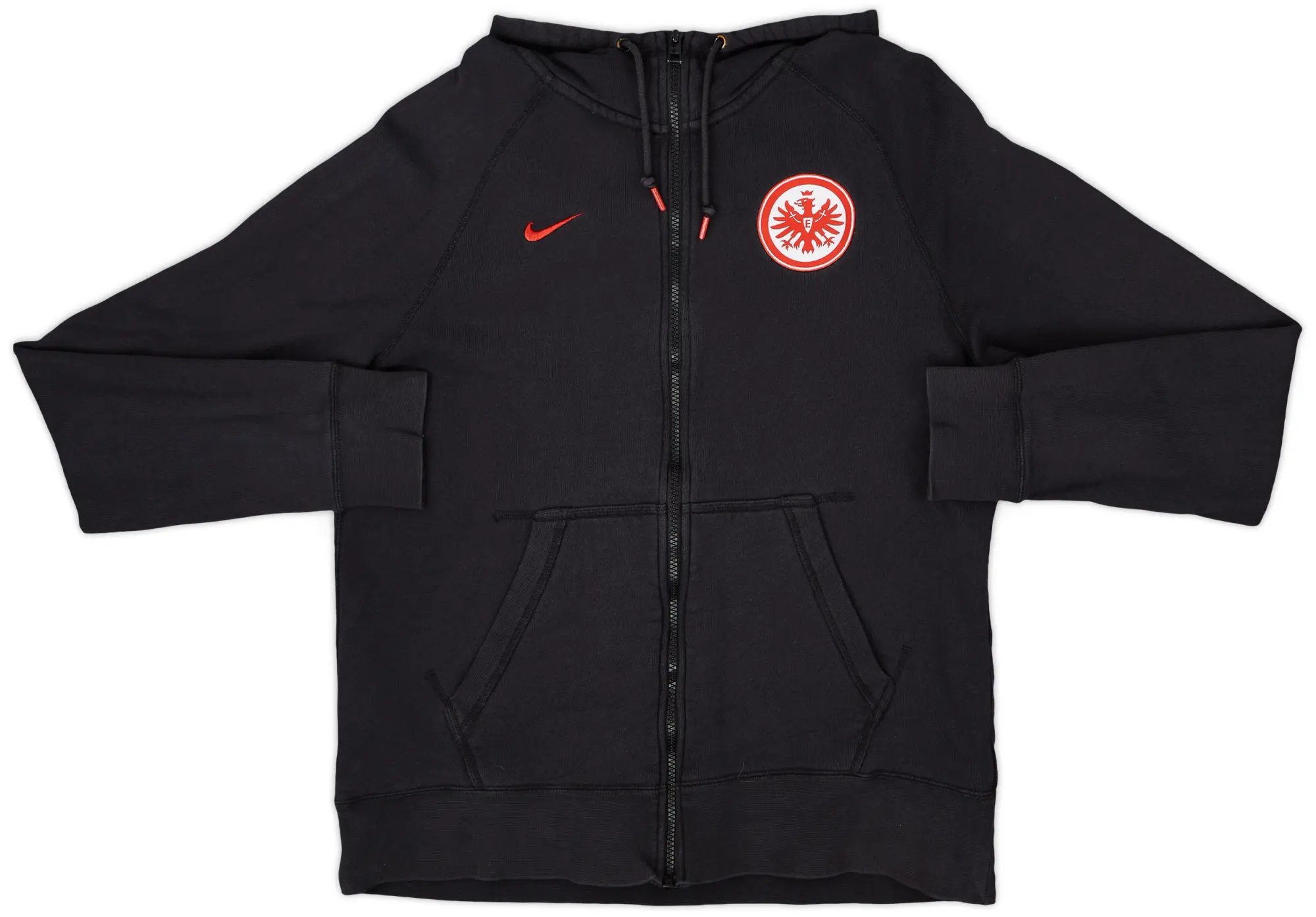 2014-15 Eintracht Frankfurt Nike Hooded Track Jacket - 9/10 - (L)